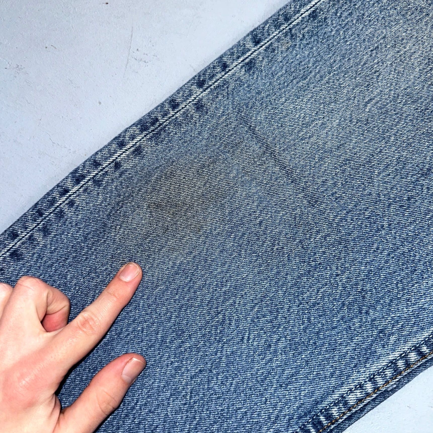 Levi's VINTAGE Levi's 501 Jeans 34x36 Blue Light Wash 90s Straight Male Mens Levi'S 501 Series 501 Model 501 Size US 34 / EU 50 - 6 Thumbnail