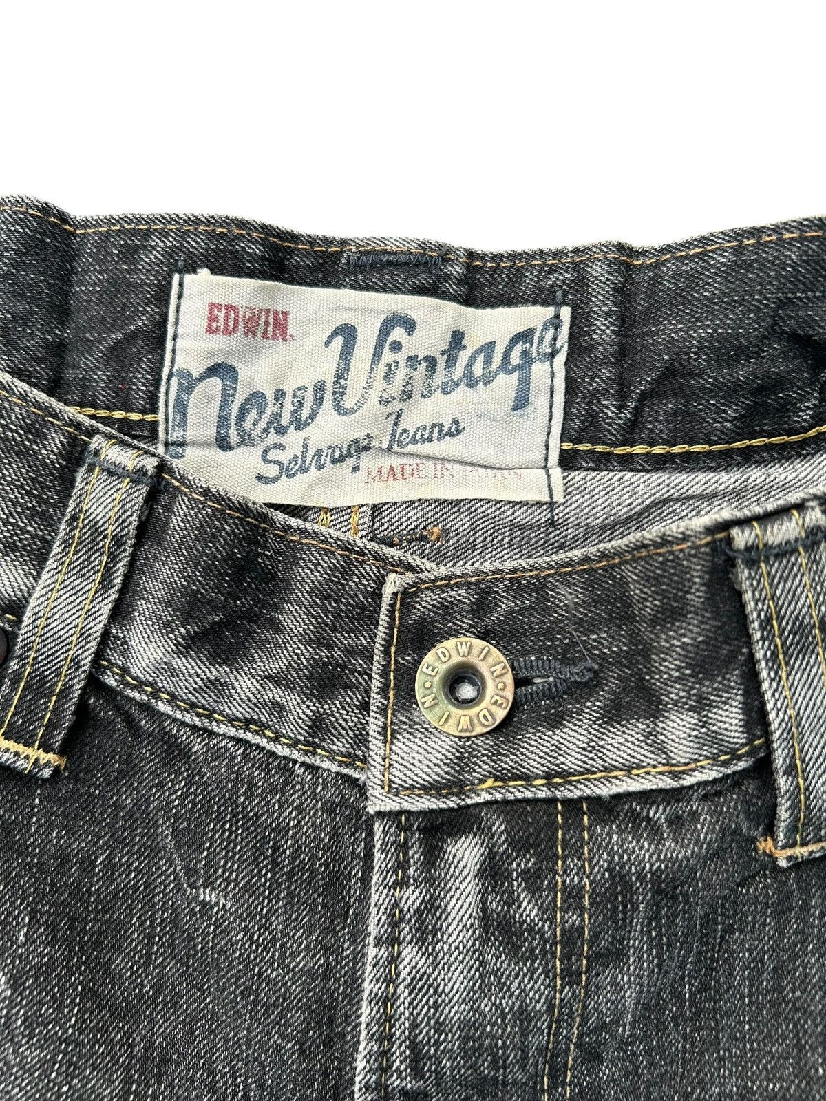 Kapital Thrashed Vintage Edwin 505V Selvedge Denim Jeans Size US 36 / EU 52 - 6 Thumbnail