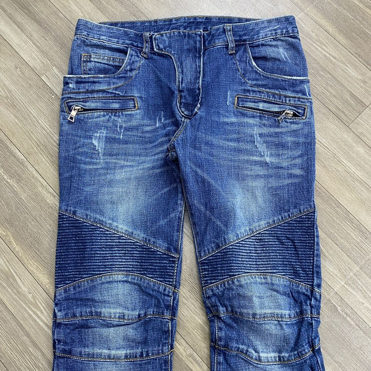 Japanese Brand Iconic Moto Biker Denim Size US 32 / EU 48 - 2 Thumbnail