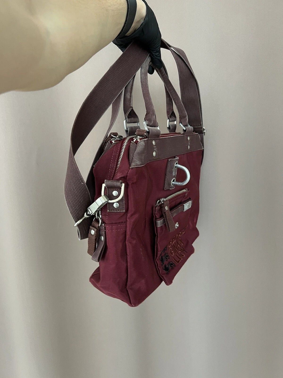 George Gina & Lucy George Gina & Lucy "Miss Perfect" Large Burgundy Bag GGL Size ONE SIZE - 3 Thumbnail