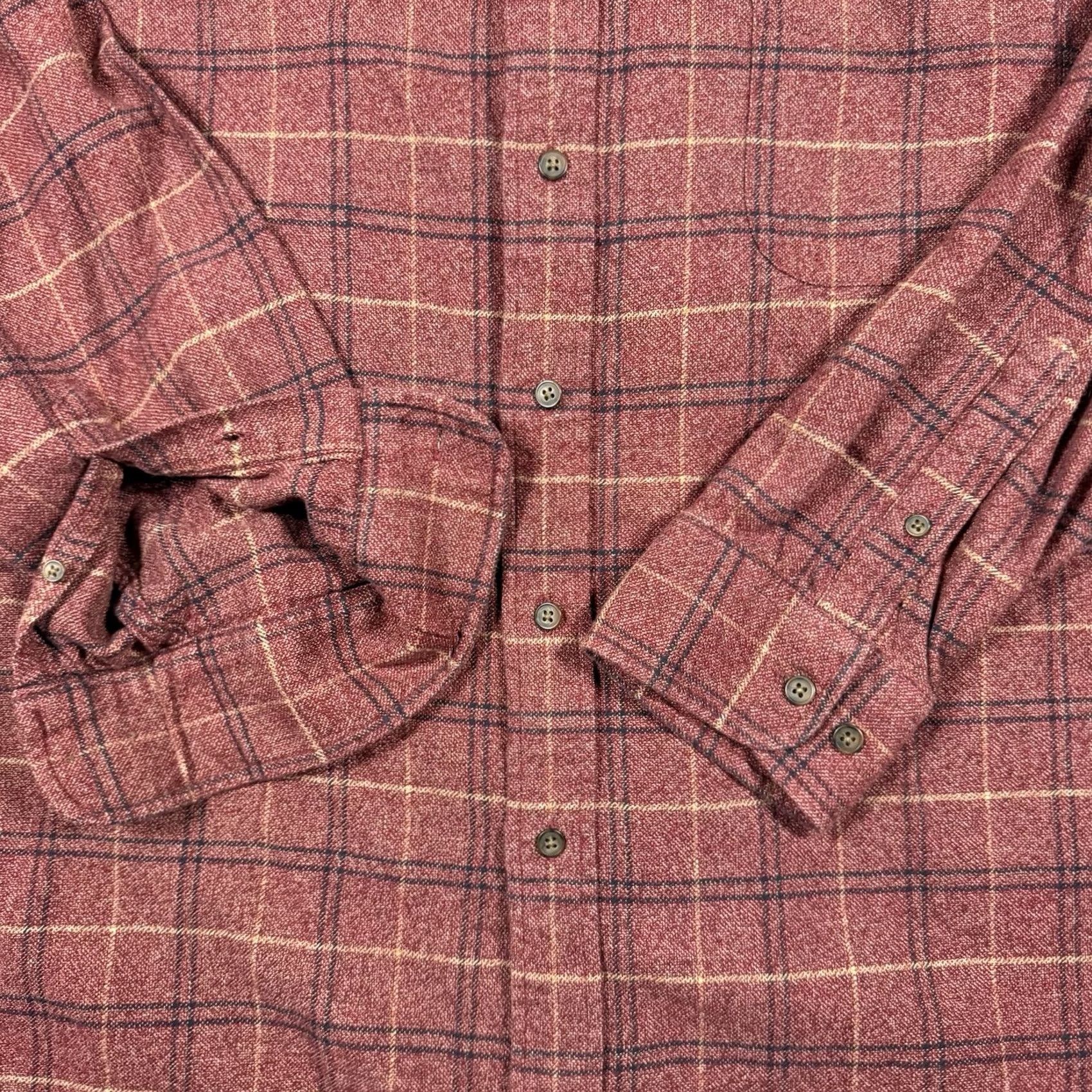 Vintage St John Bay Shirt Plaid Button-Down Long Sleeve Red Cotton Men 2XL Adult Regular CarPlaid Vintage Bay? Size US XXL / EU 58 / 5 - 3 Thumbnail