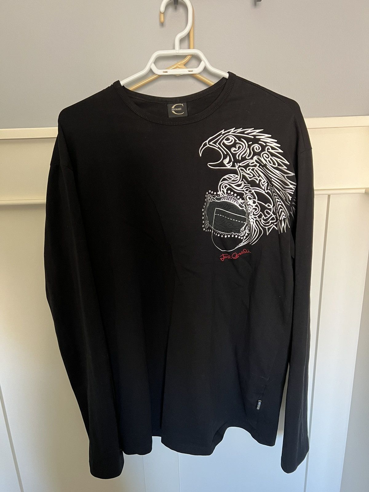 Just Cavalli × Vintage Just Cavalli y2k longsleeve t-shirt Size US XL / EU 56 / 4 - 1 Thumbnail