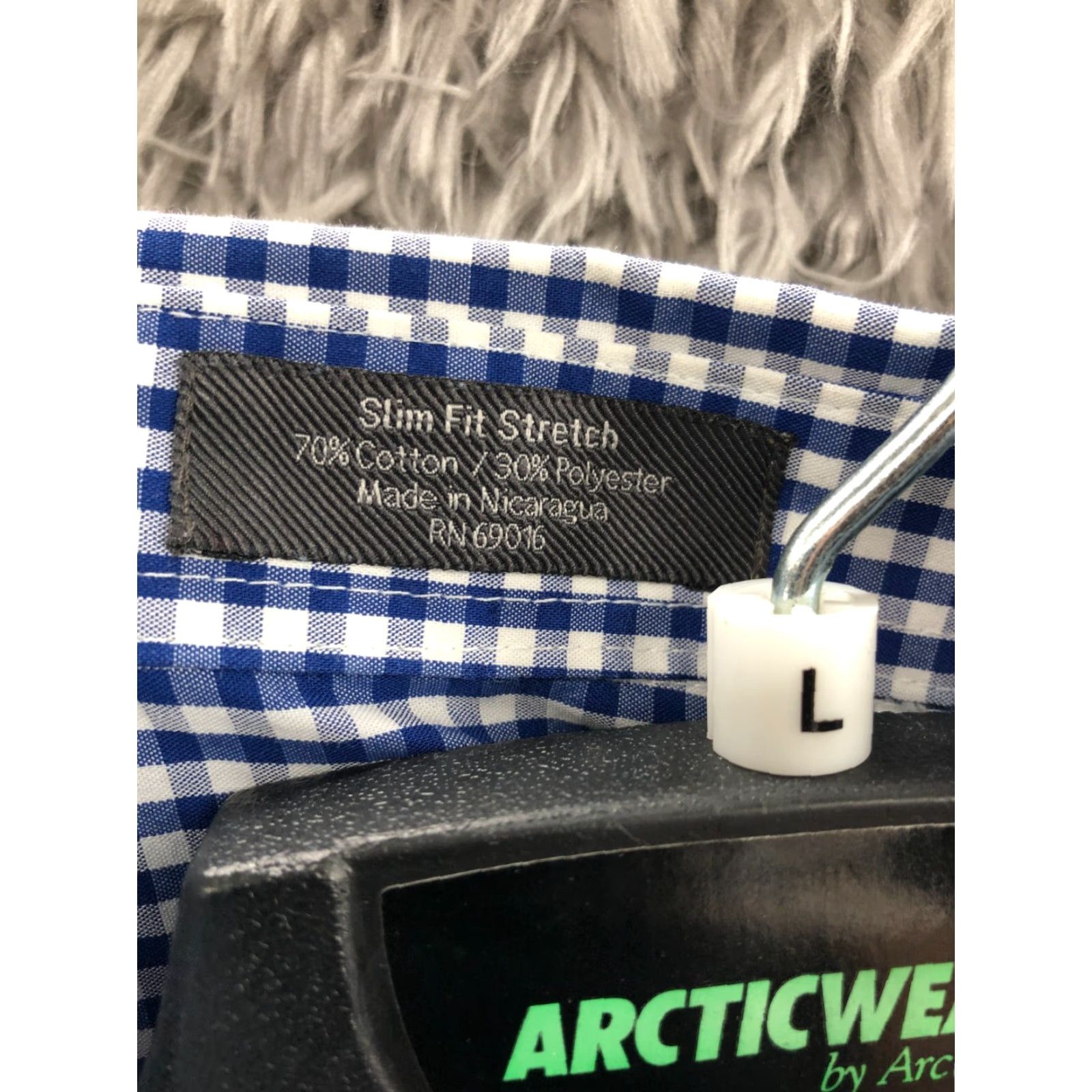 Vintage John Bartlett Statements Slim Fit Shirt Size 17.5 Mens Blue Gingham Check Shirt Slim Fit Mens 17.5 Blue Check John Bartlett Size US XXL / EU 58 / 5 - 7 Thumbnail