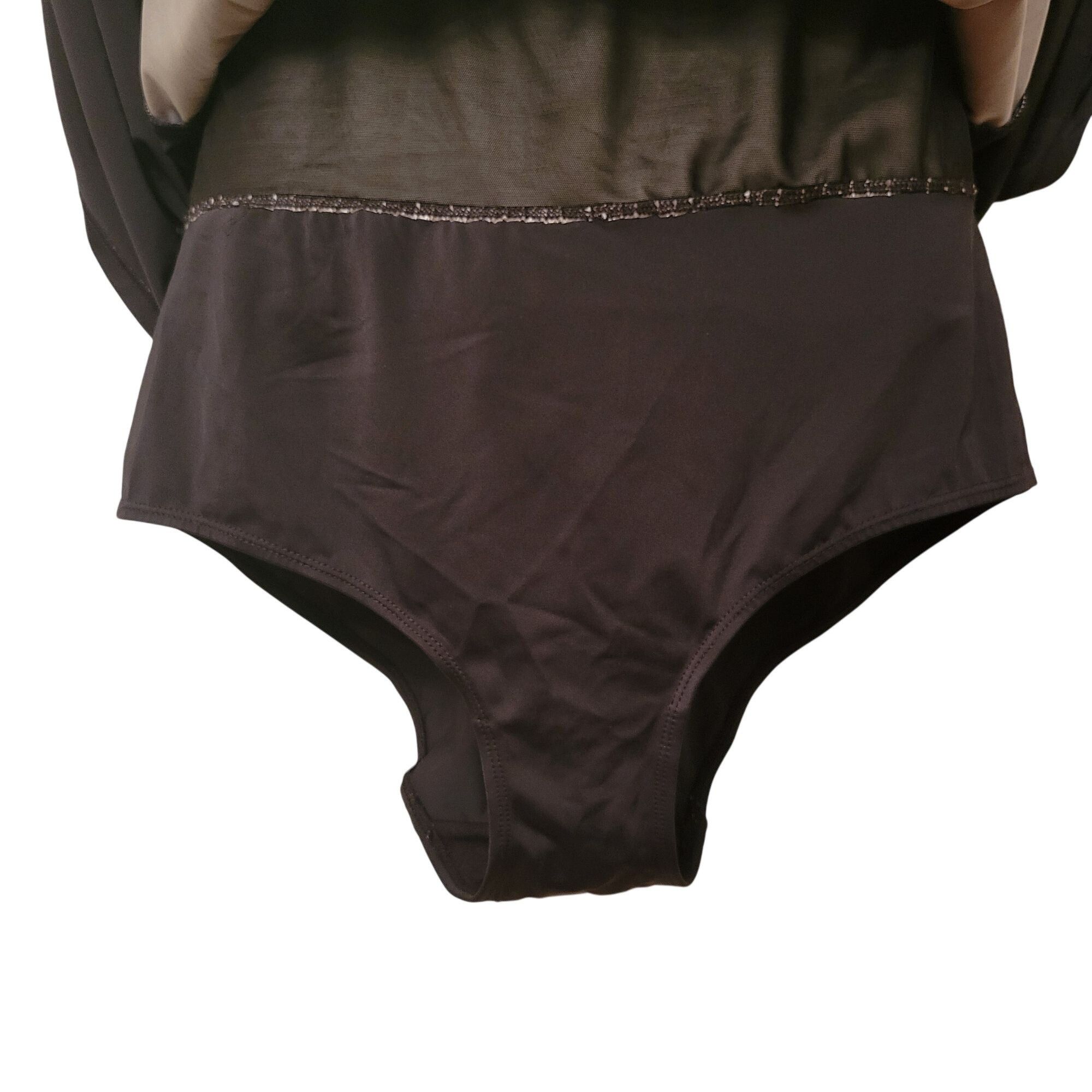 Other Roamans Swim Black Floral Cutout Tankini Swimsuit One Piece Size XL / US 12-14 / IT 48-50 - 6 Thumbnail