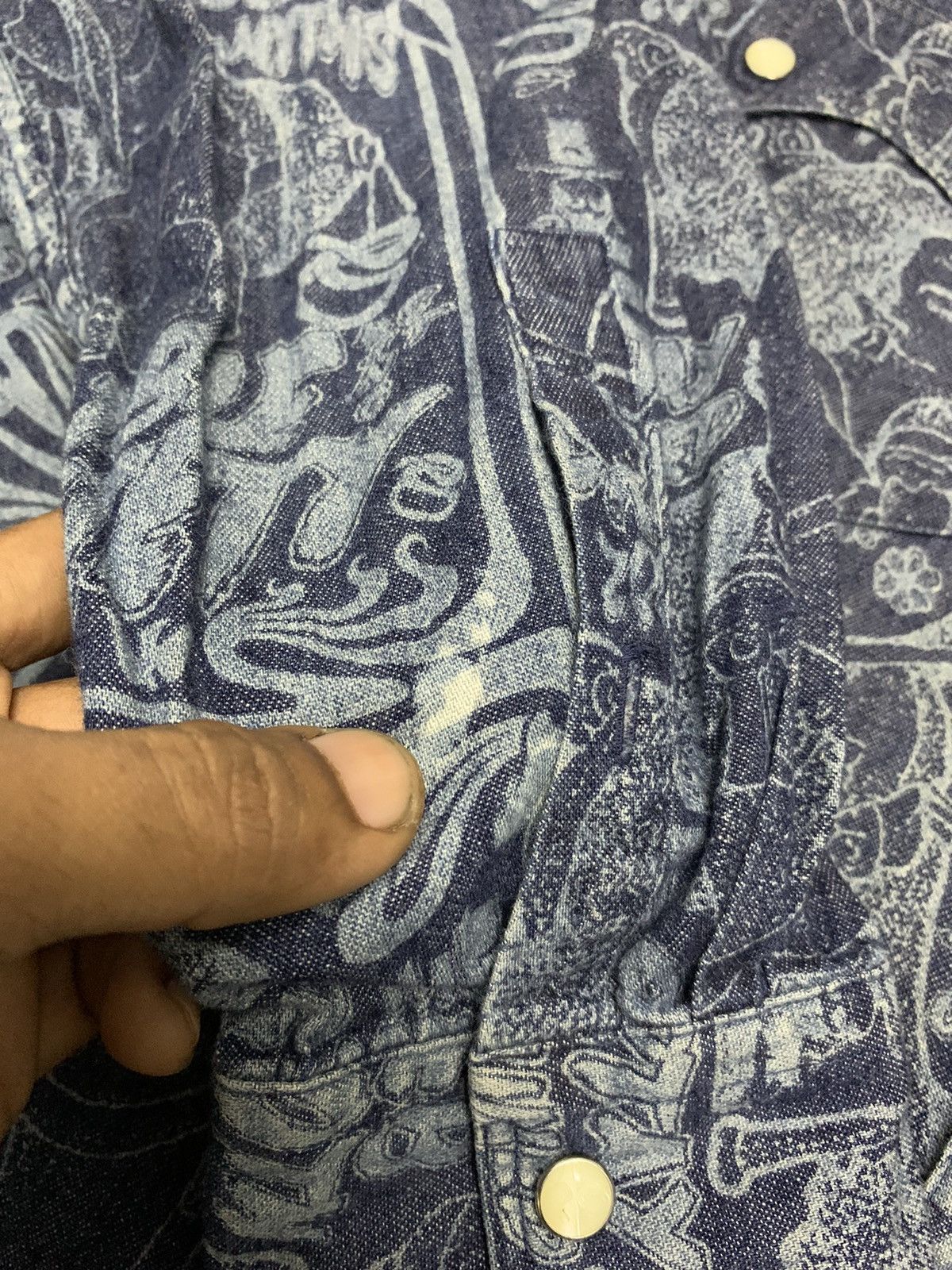 Paul Smith 🔥RARE🔥 90s PAUL SMITH BUTTON UP SEXY FULL PRINT Size US XL / EU 56 / 4 - 7 Thumbnail