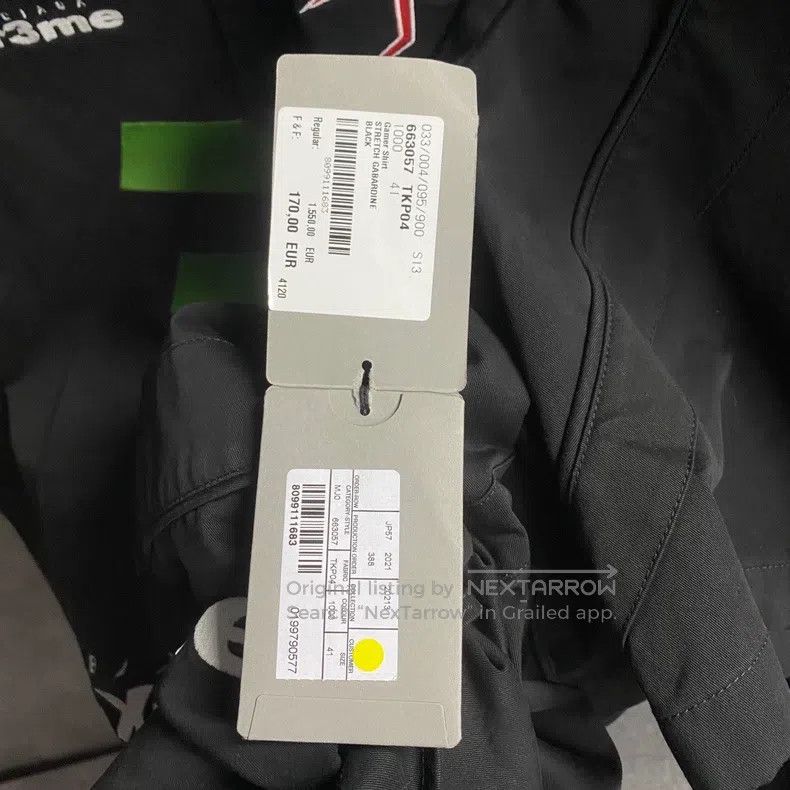 Balenciaga Balenciaga size 37 Black art print embroidered pattern log Size US S / EU 44-46 / 1 - 8 Thumbnail