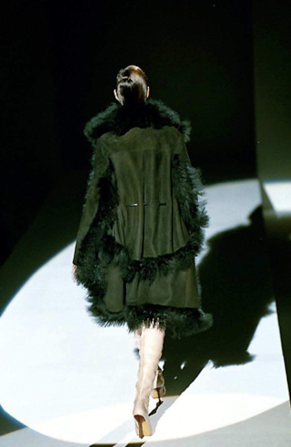 Gucci Gucci F/W 99 by Tom Ford Mongolian lamb leather fur coat Size L / US 10 / IT 46 - 5 Thumbnail
