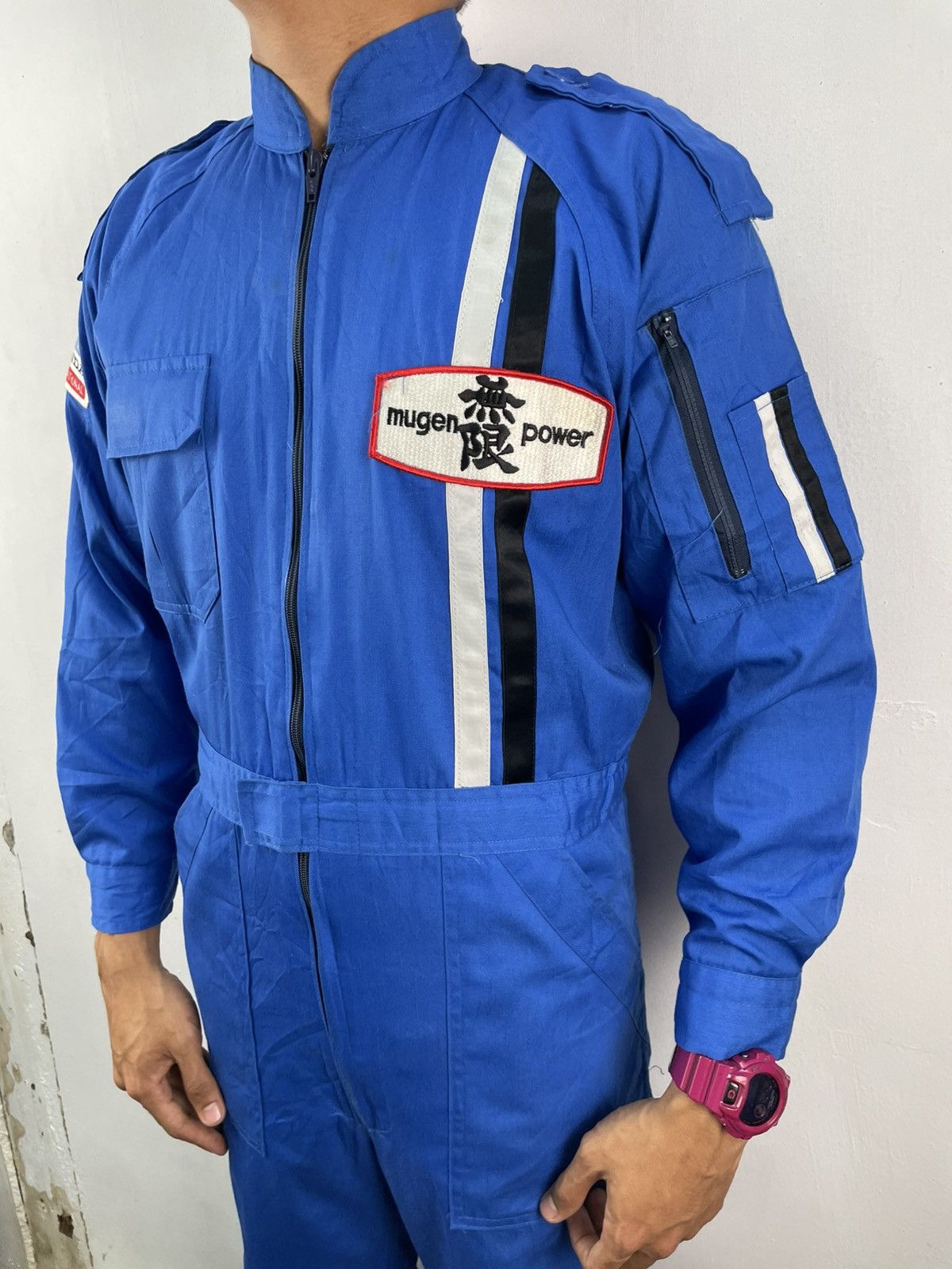 Honda × Vintage Vintage Mugen Honda Jumpsuit Racing Suit Coverall Size US 30 / EU 46 - 1 Thumbnail