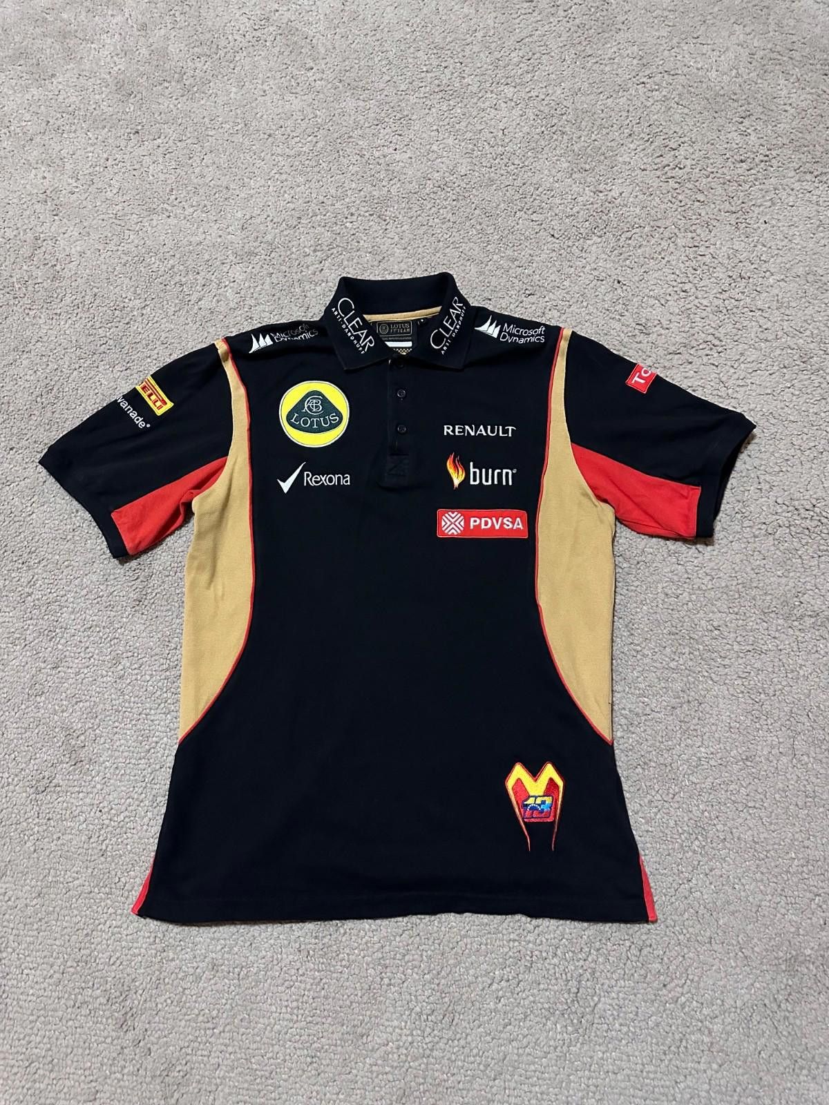Other Vintage Lotus Renault Formula One 1 Racing Team Polo Shirt Size US S / EU 44-46 / 1 - 1 Thumbnail