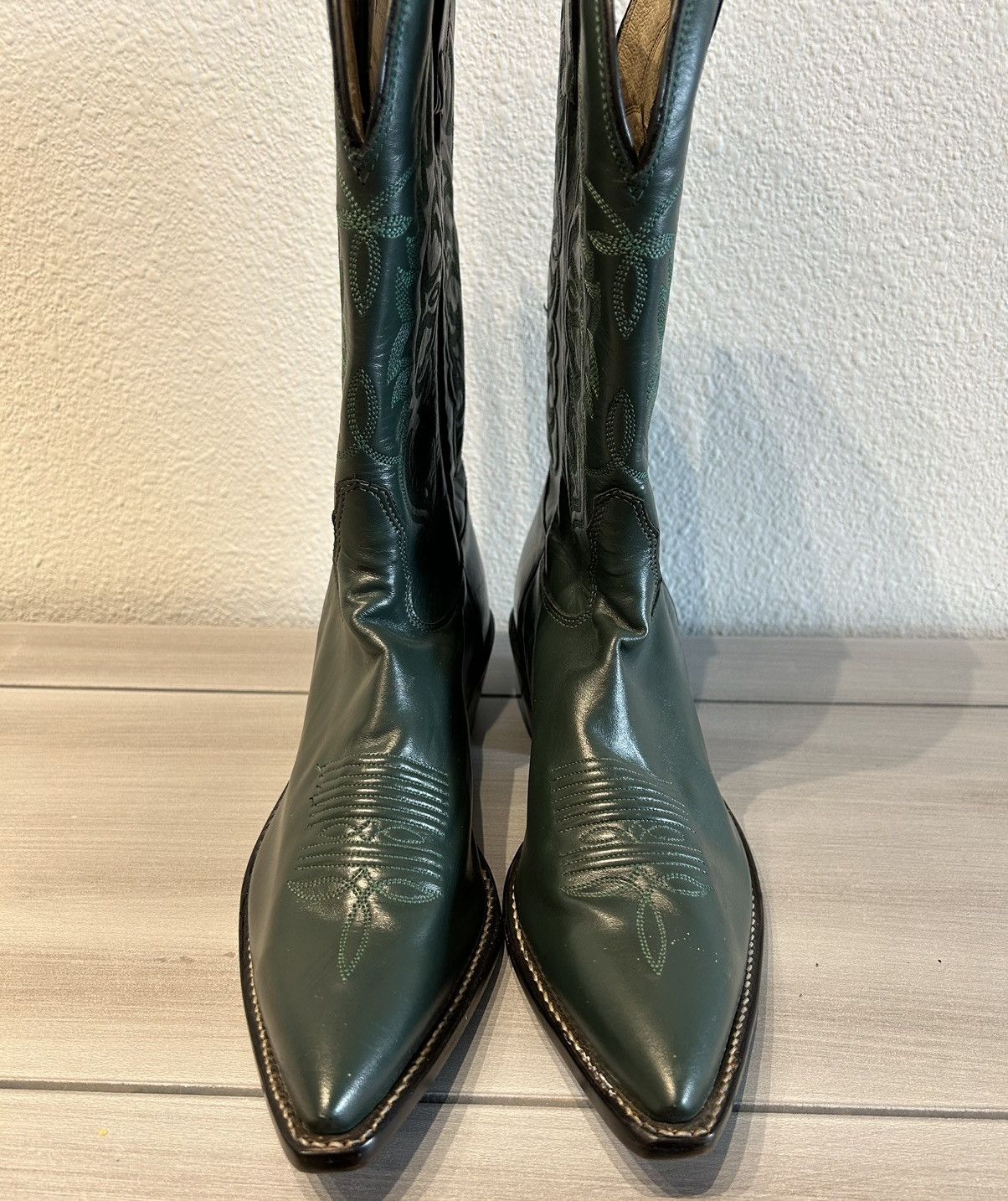 Tony Lama NWOT Tony Lama Forest/Emerald Green Cowboy Boots Size 9.5 Size US 9.5 / IT 39.5 - 2 Thumbnail