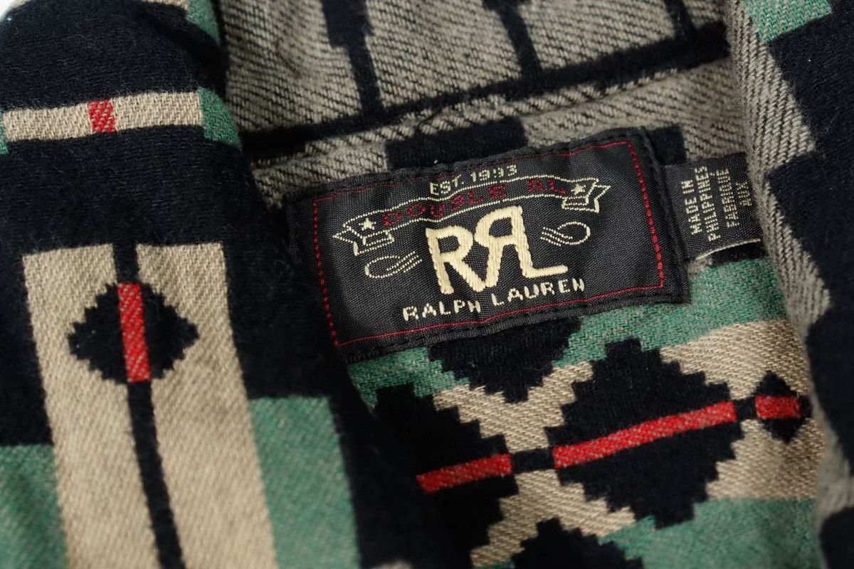 RRL Ralph Lauren RRL Cotton-Twill Jacquard Shirt Size US L / EU 52-54 / 3 - 8 Thumbnail