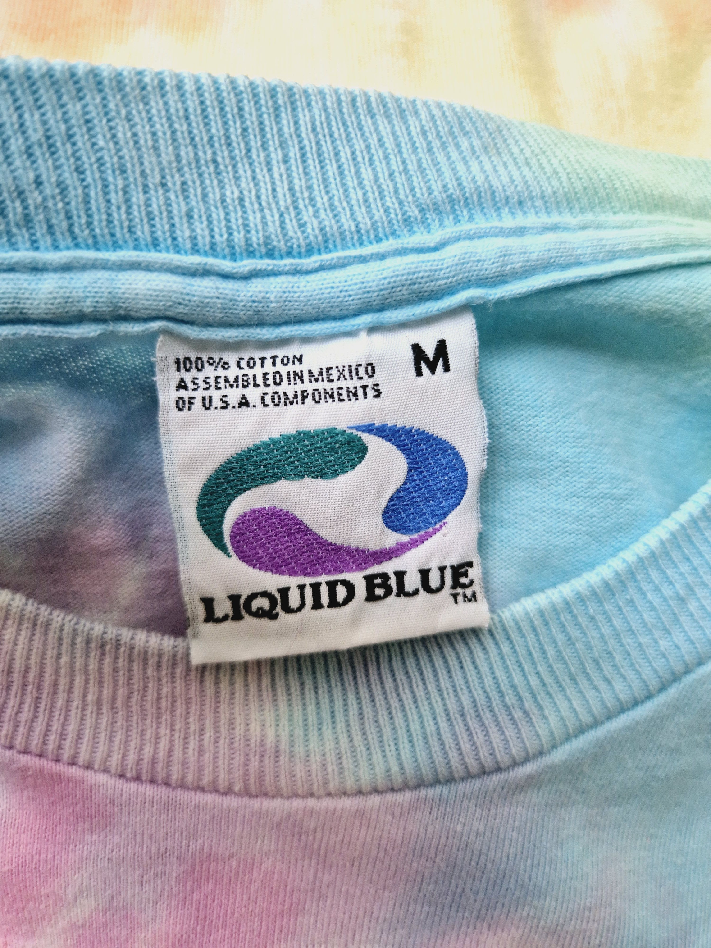 Grateful Dead × Liquid Blue Vintage Grateful Dead Liquid Blue Dancing Bear Spiral 1997 Size US M / EU 48-50 / 2 - 5 Thumbnail