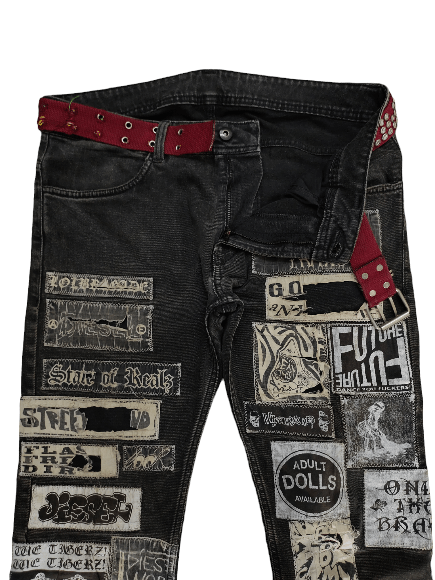Diesel × If Six Was Nine × Undercover Diesel Jeans Patches Distress Faded Punk Undercover Style Size US 32 / EU 48 - 9 Thumbnail
