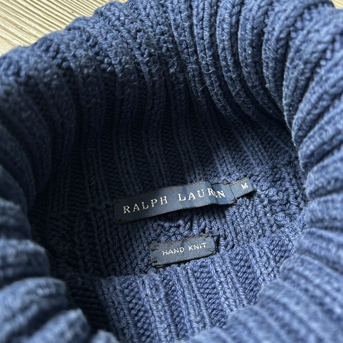 Polo Ralph Lauren Polo Ralph Lauren Hand Knit Turtleneck Sweater Size M / US 6-8 / IT 42-44 - 13 Thumbnail