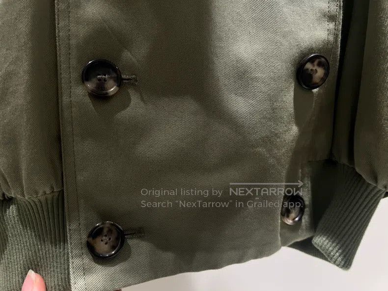 Loewe Loewe Military Green Short Windbreaker Jacket Size XS / US 0-2 / IT 36-38 - 4 Thumbnail