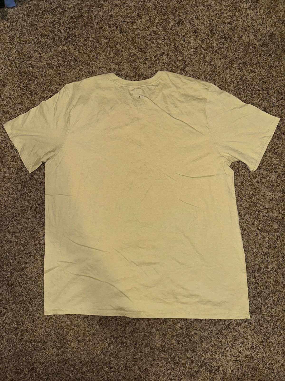 Nike Nike Men's The Nike Tee Blank Mustard Yellow Athletic Cut Short Sleeve T-Shirt Size US XXL / EU 58 / 5 - 2 Thumbnail