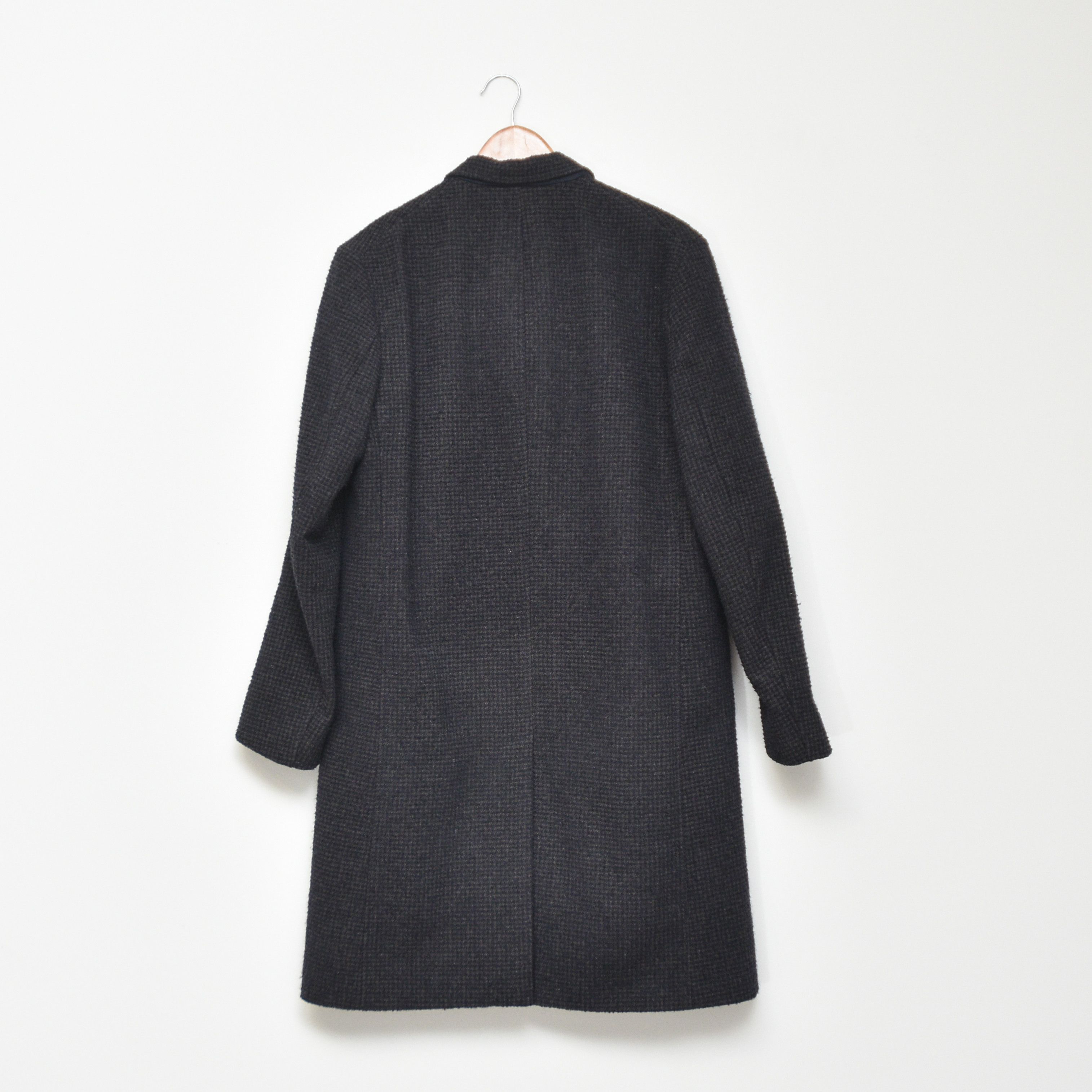 Nudie Jeans NUDIE JEANS CO Men's Wool Blend Coat Grey Check Plaid Size US M / EU 48-50 / 2 - 2 Thumbnail