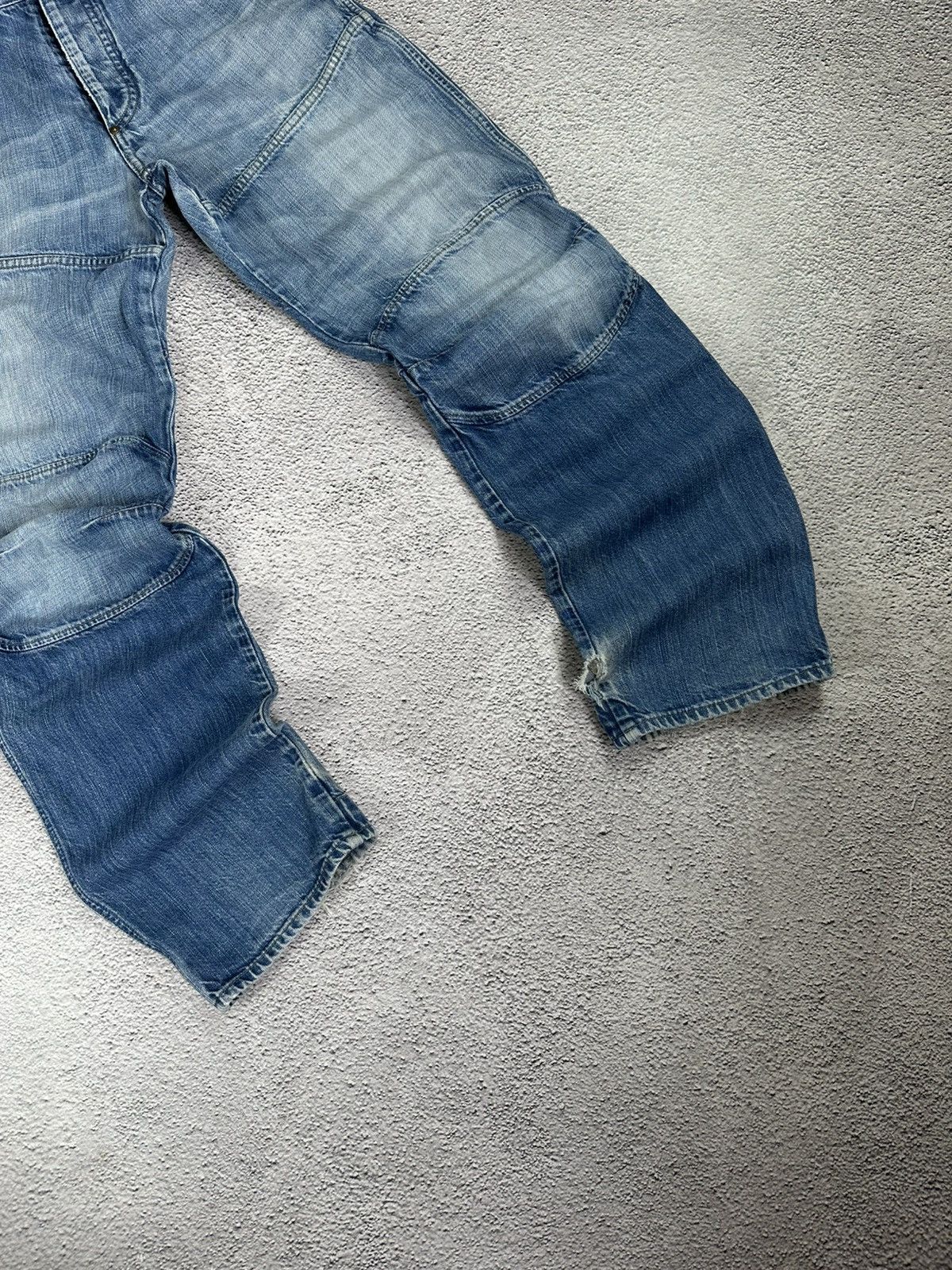 G-Star × Vintage G-Star RAW 3D Arc Denim Jeans Distressed Workwear Style Size US 30 / EU 46 - 4 Thumbnail