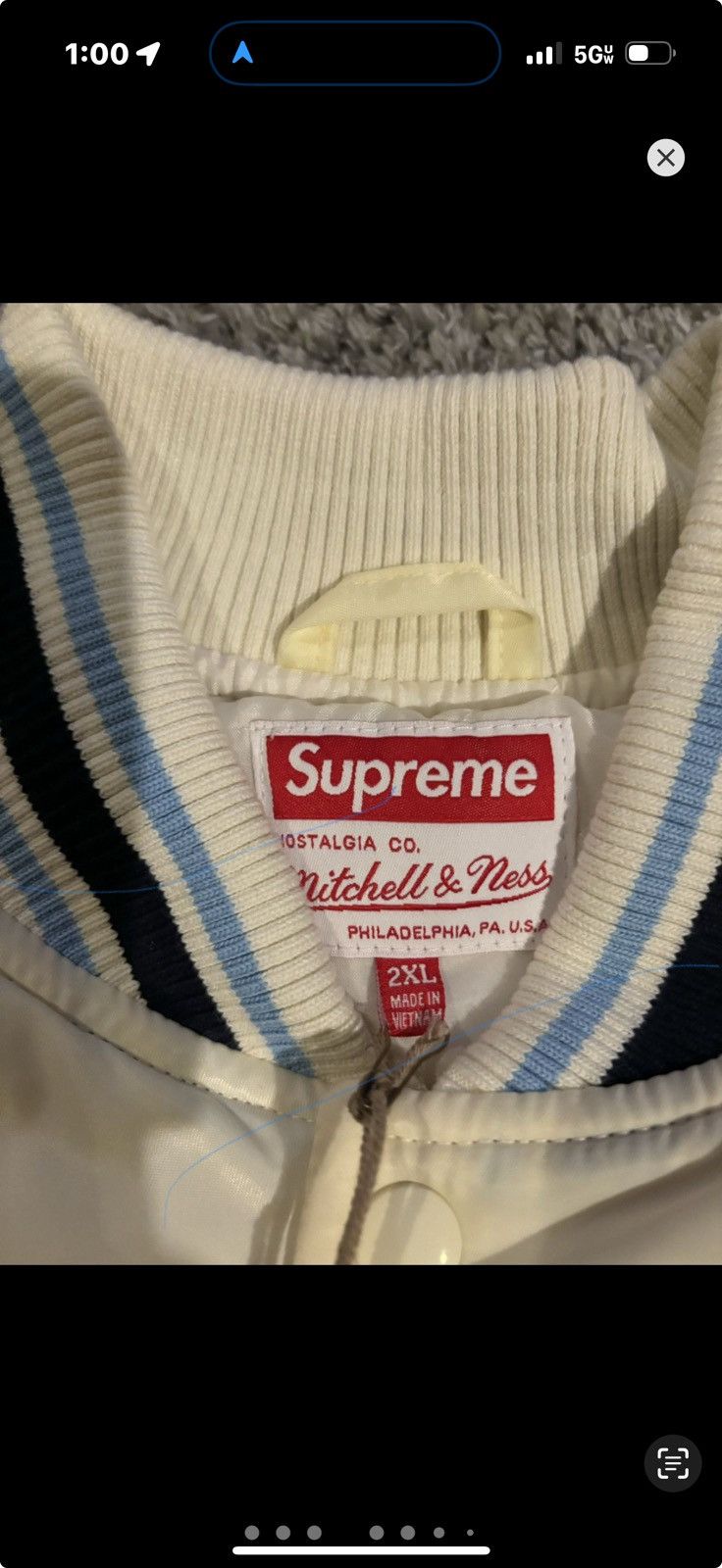 Mitchell & Ness × Supreme Supreme x Mitchell and Ness camo logo varsity jacket Size US XXL / EU 58 / 5 - 4 Thumbnail