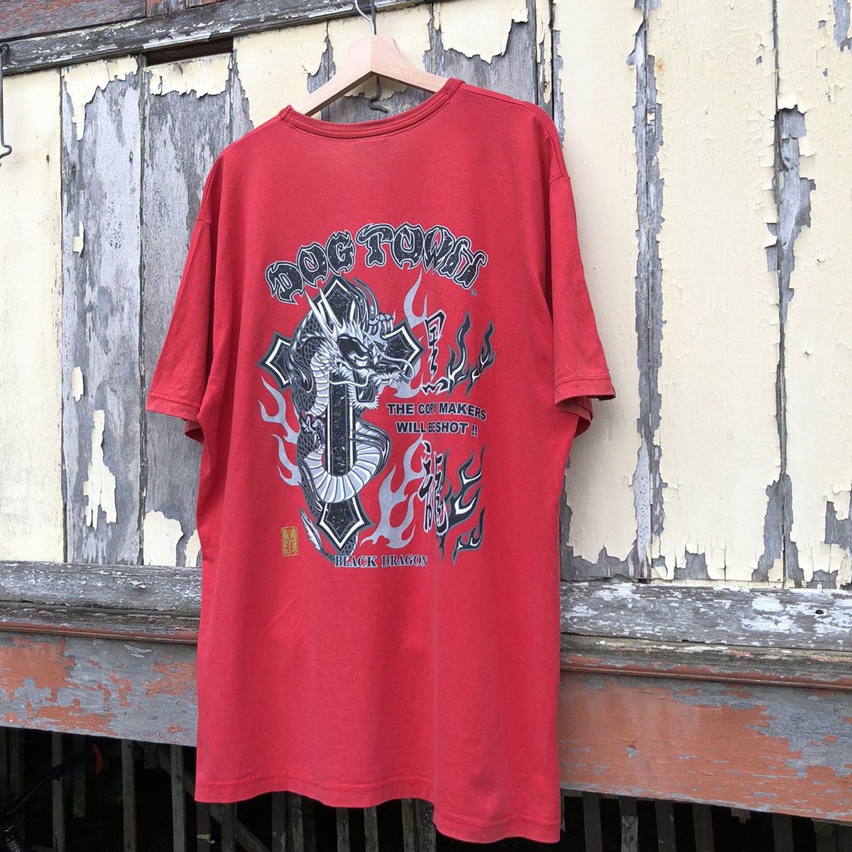 Vintage Thrashed Faded Dogtown Tshirt Size US XL / EU 56 / 4 - 2 Thumbnail