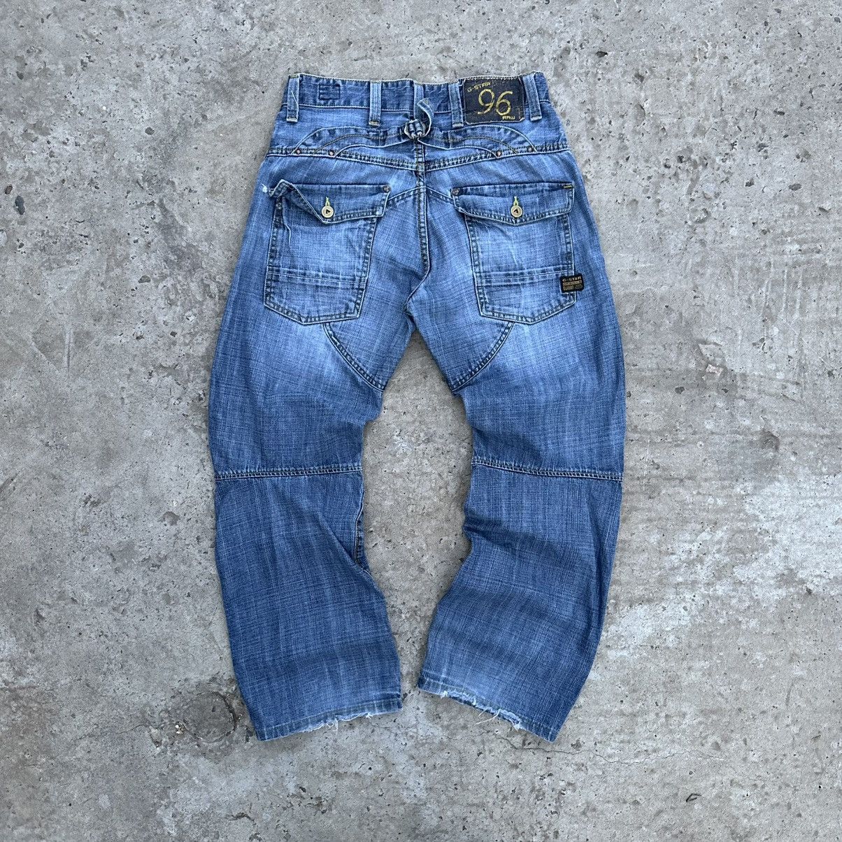 G-Star VTG Japanese G-Star Raw Jeans Double Knee W32xL34 Crazy Fit Size US 32 / EU 48 - 1 Thumbnail