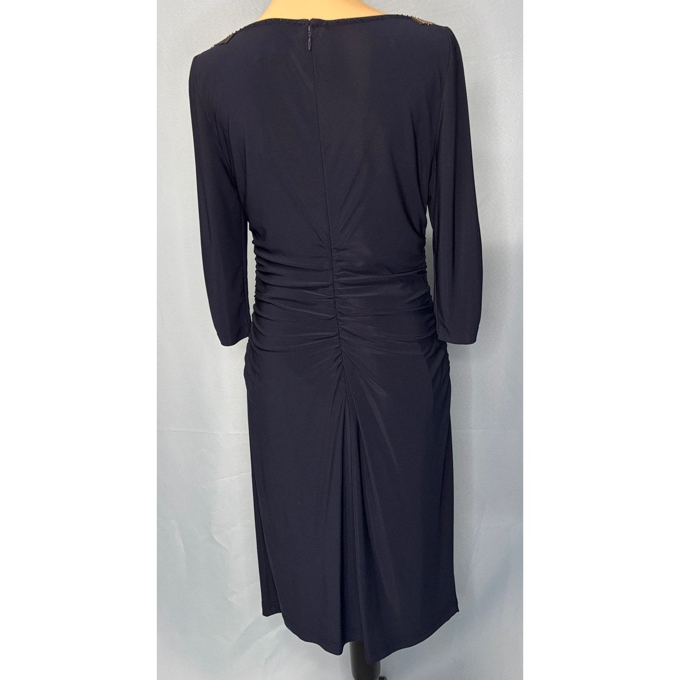 Adrianna Papell ADRIANNA PAPELL Women’s Silky Stretch Knit Dress | Size 10 Size L / US 10 / IT 46 - 3 Thumbnail