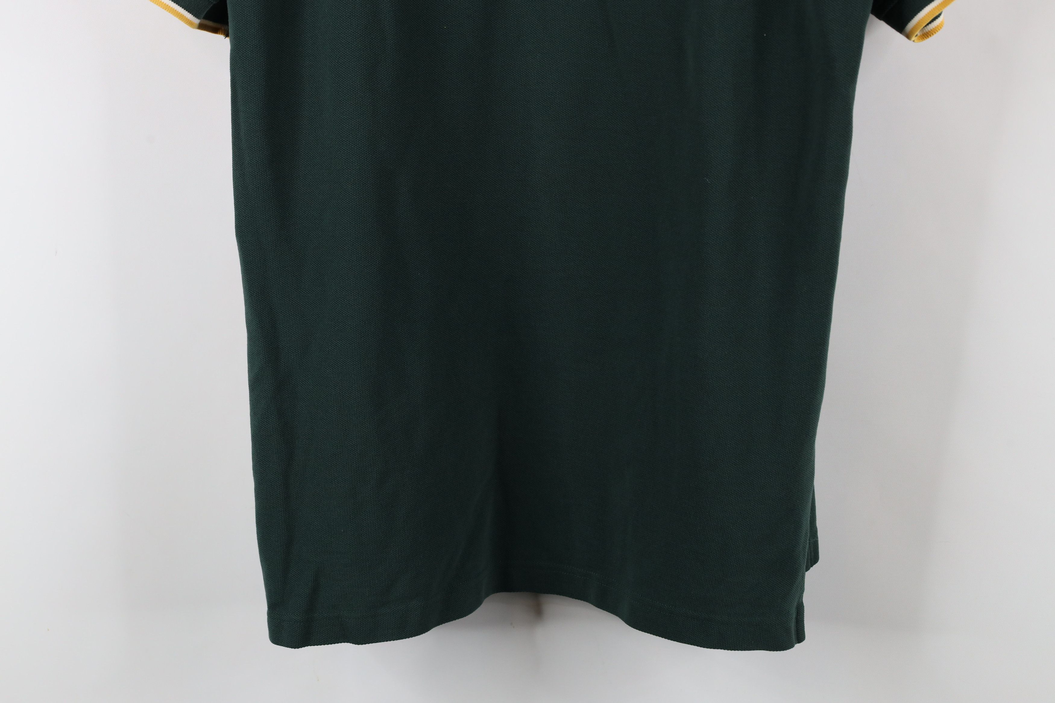Tommy Hilfiger × Vintage Vintage 90s Tommy Hilfiger Striped Collared Polo Shirt Green Size US S / EU 44-46 / 1 - 14 Thumbnail