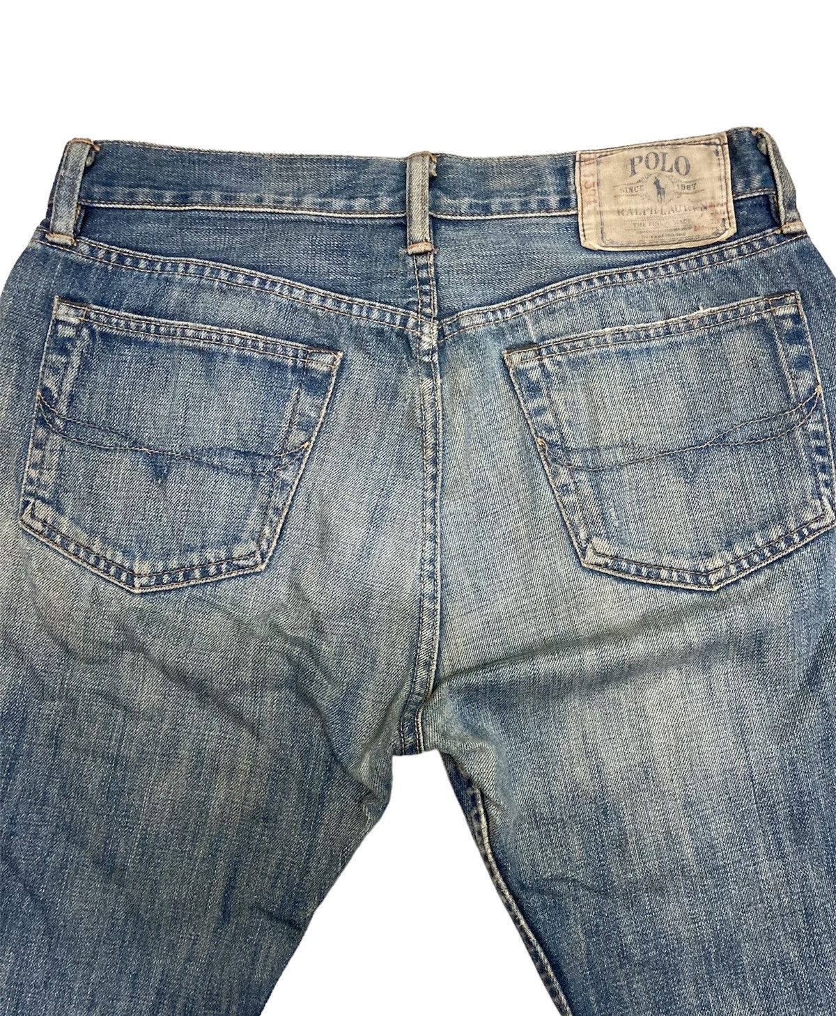 Polo Ralph Lauren Vintage Distressed Polo Ralph Lauren Classic Denim Size US 30 / EU 46 - 11 Thumbnail