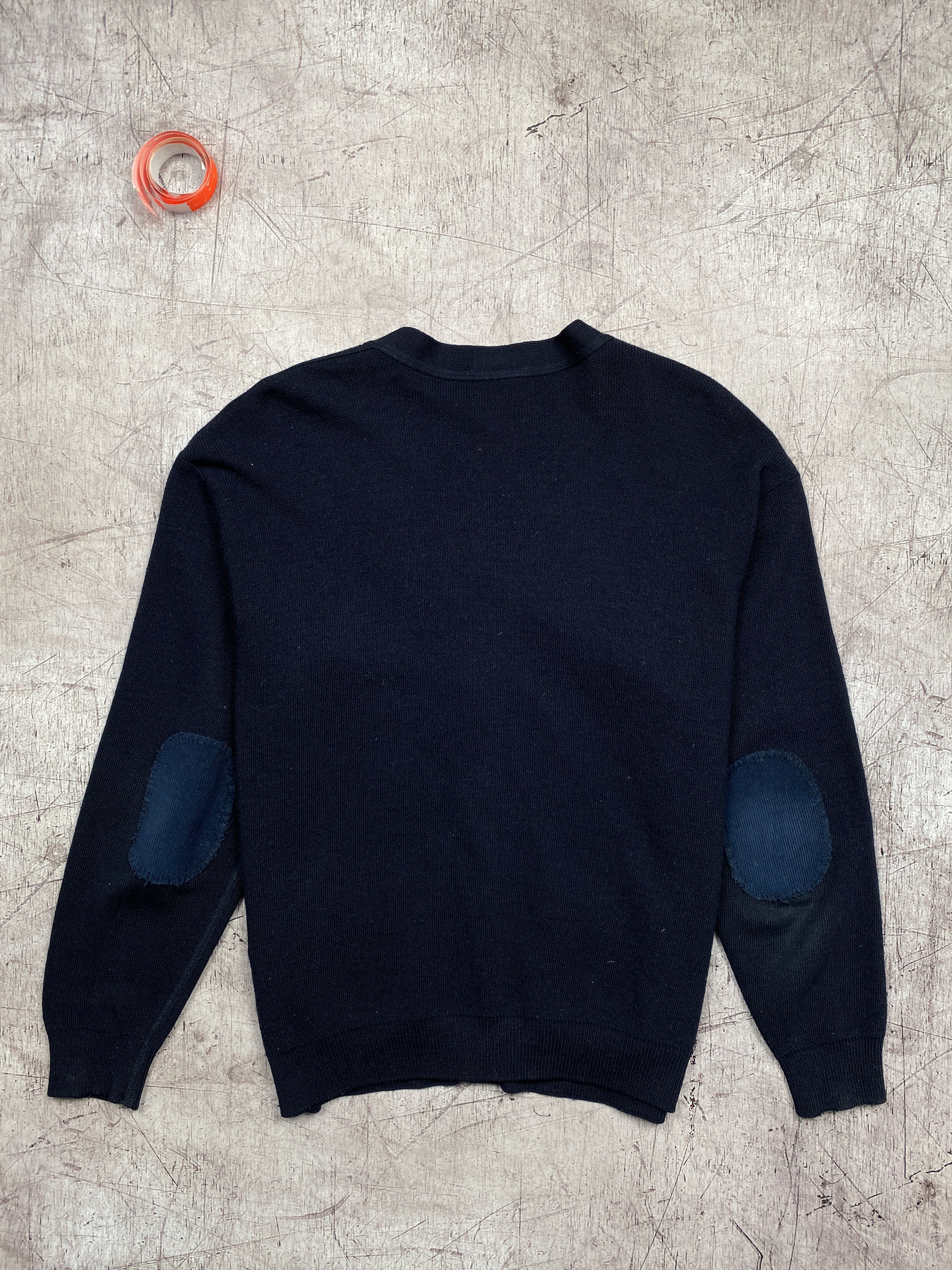 Lacoste × Vintage Lacoste Vintage Mens Cardigan Wool Knit Sweater Size US L / EU 52-54 / 3 - 6 Thumbnail