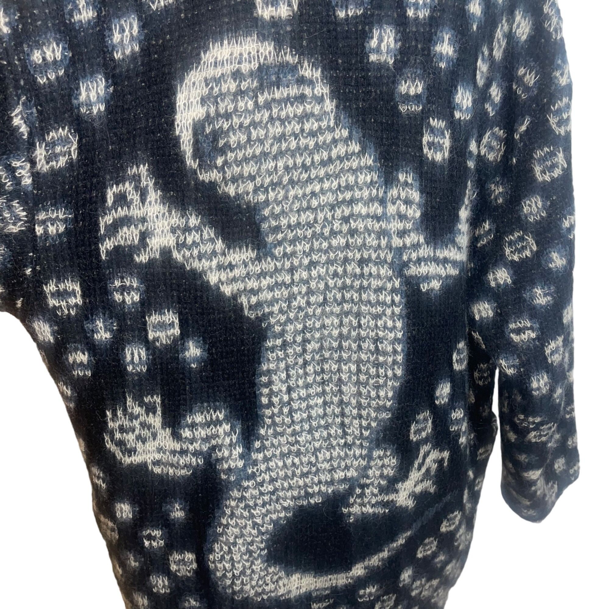Vintage Biba Vintage Womens Sweater Coat Size 40 Blue Size S / US 4 / IT 40 - 6 Thumbnail