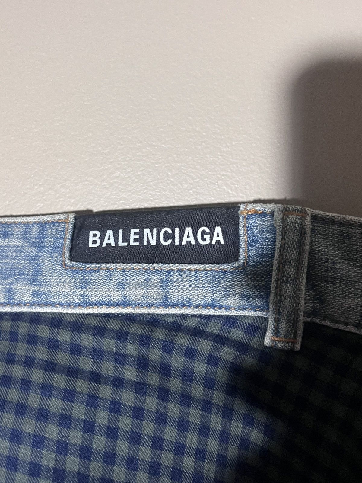 Balenciaga Balenciaga flannel hybrid jeans Size US 34 / EU 50 - 7 Thumbnail