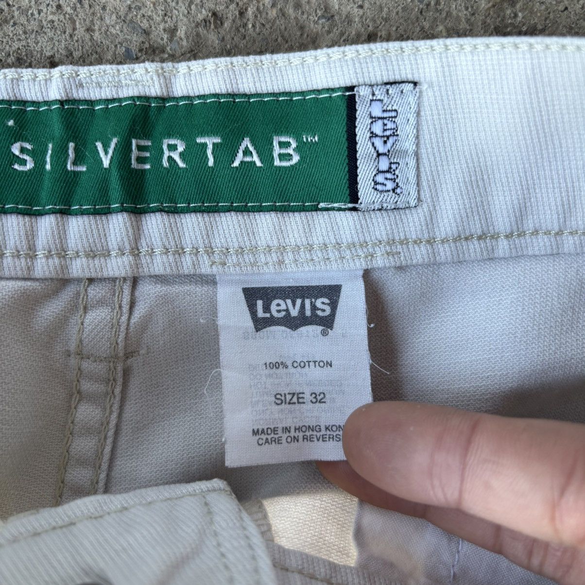 Levi's Vintage Clothing Vintage Silver Tab Cargo Shorts Size US 32 / EU 48 - 4 Thumbnail
