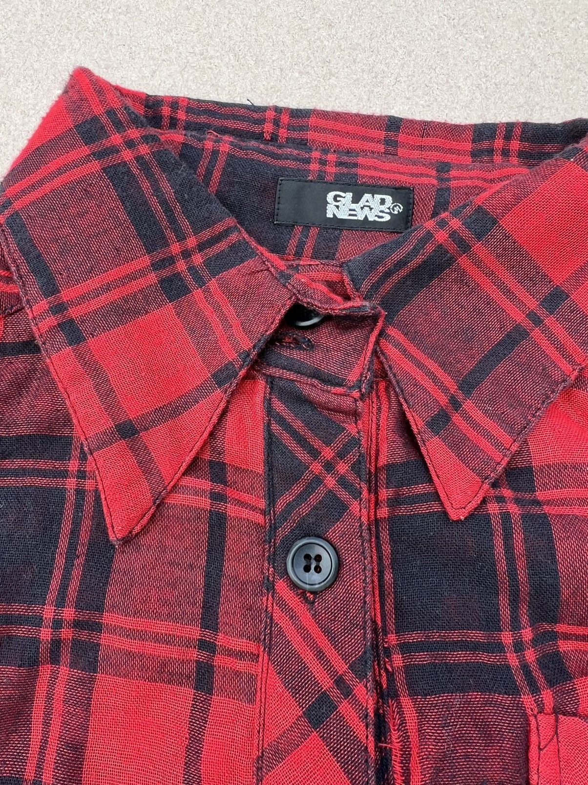 Japanese Brand GLAD NEWS Multi Pattern Flannel Size US M / EU 48-50 / 2 - 3 Thumbnail