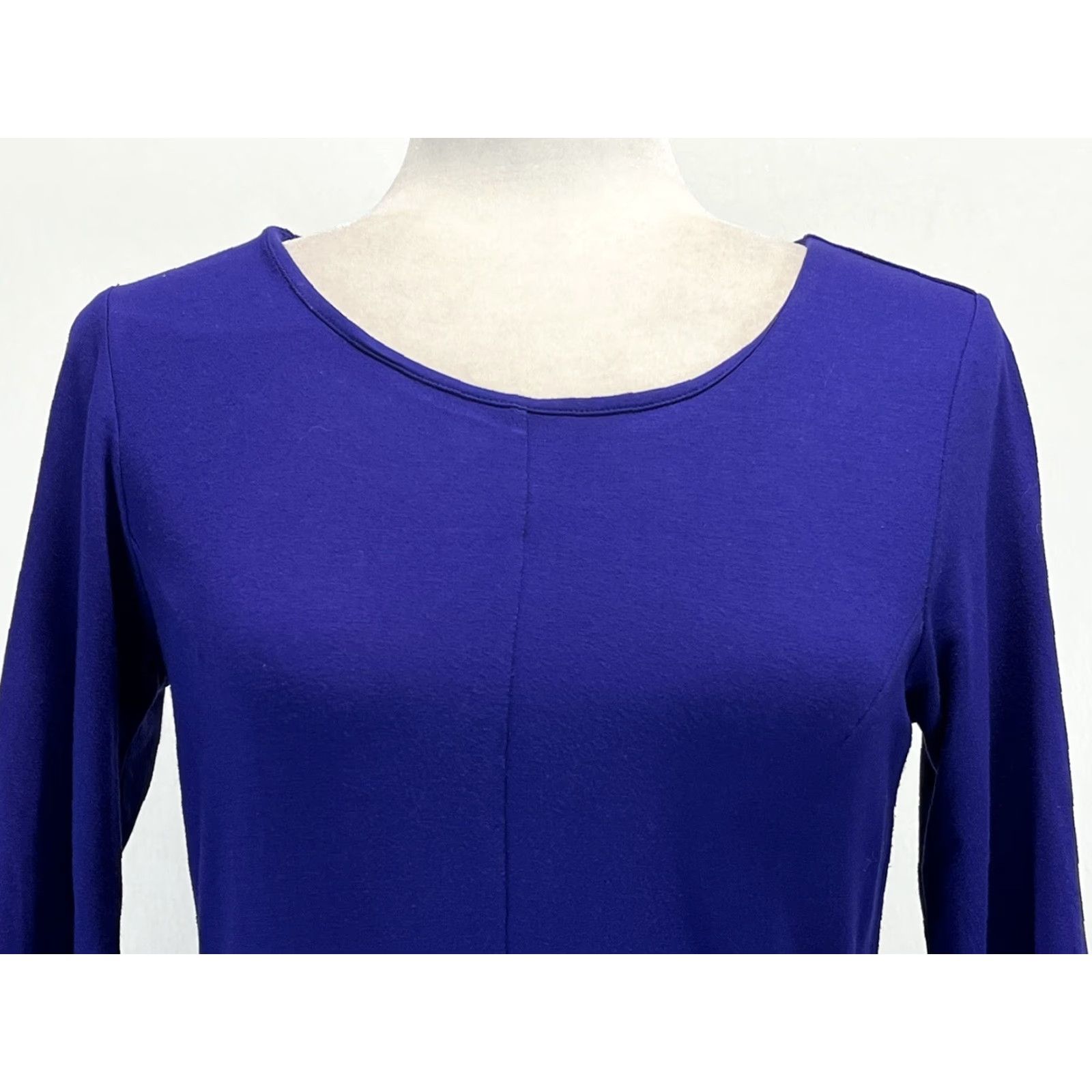 Diane von Furstenberg Diane von Furstenberg Stretch Bodycon Dress Midi Purple Half Sleeve Women Medium Size M / US 6-8 / IT 42-44 - 5 Thumbnail