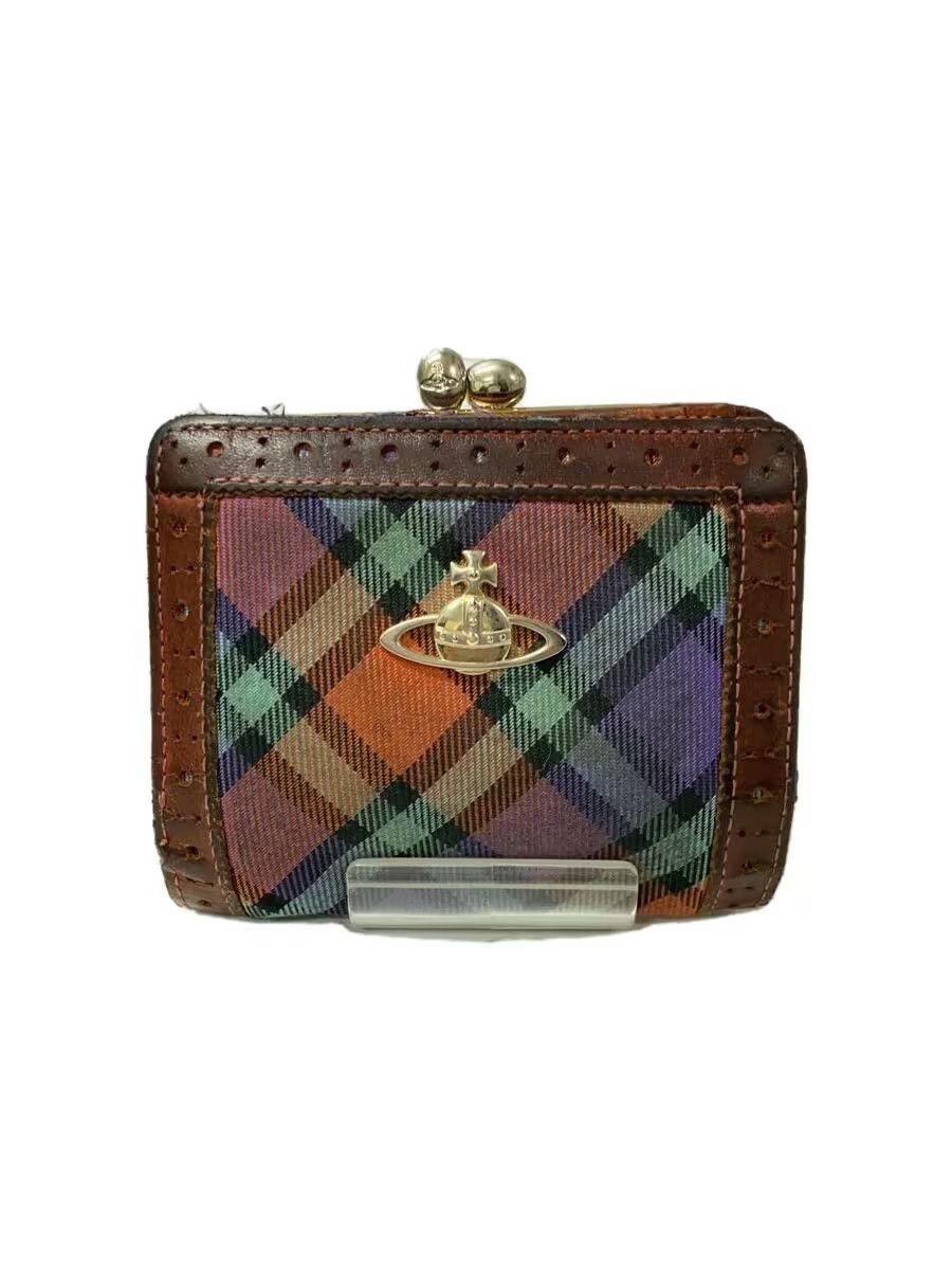 Vivienne Westwood Plaid Orb Leather Wallet Size ONE SIZE - 1 Thumbnail