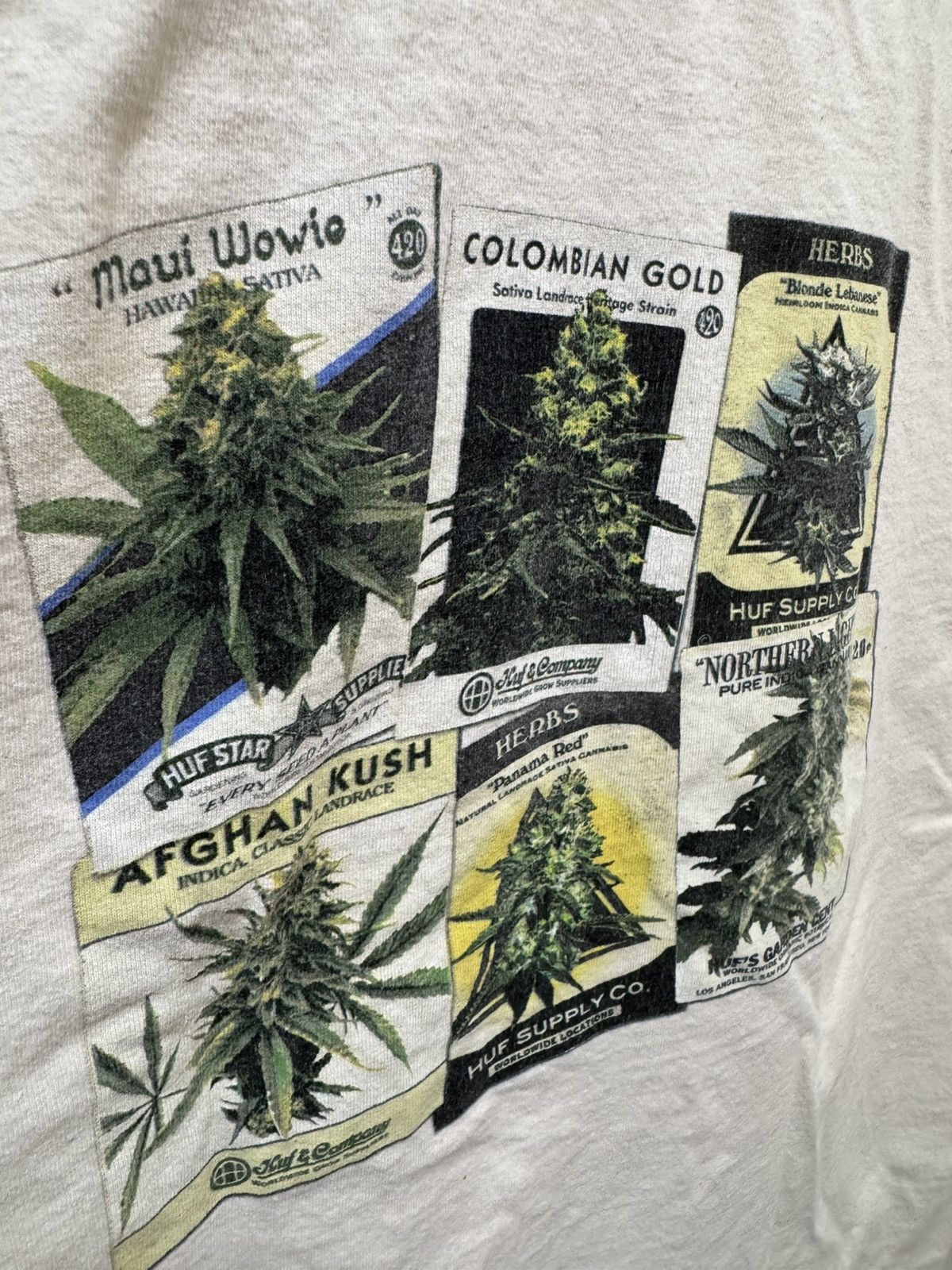 Huf Huf Weed T-shirt Size US M / EU 48-50 / 2 - 1 Thumbnail