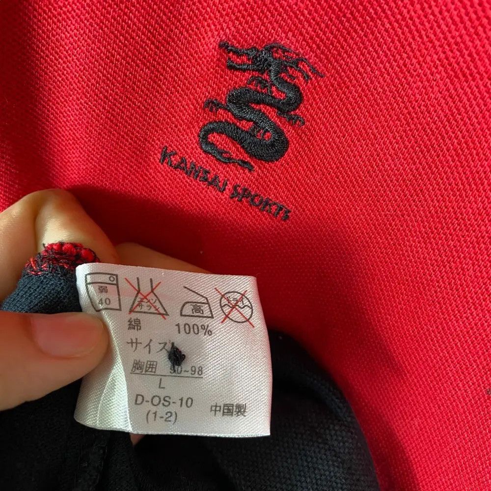 Designer Vintage 90's KANSAI SPORTS 2 Tones Polo Shirt Large Size Size US L / EU 52-54 / 3 - 8 Thumbnail