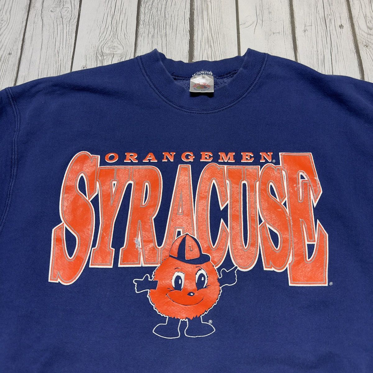 Fruit Of The Loom × NCAA × Vintage Vintage Syracuse Orangemen sweatshirt Size US XL / EU 56 / 4 - 3 Thumbnail