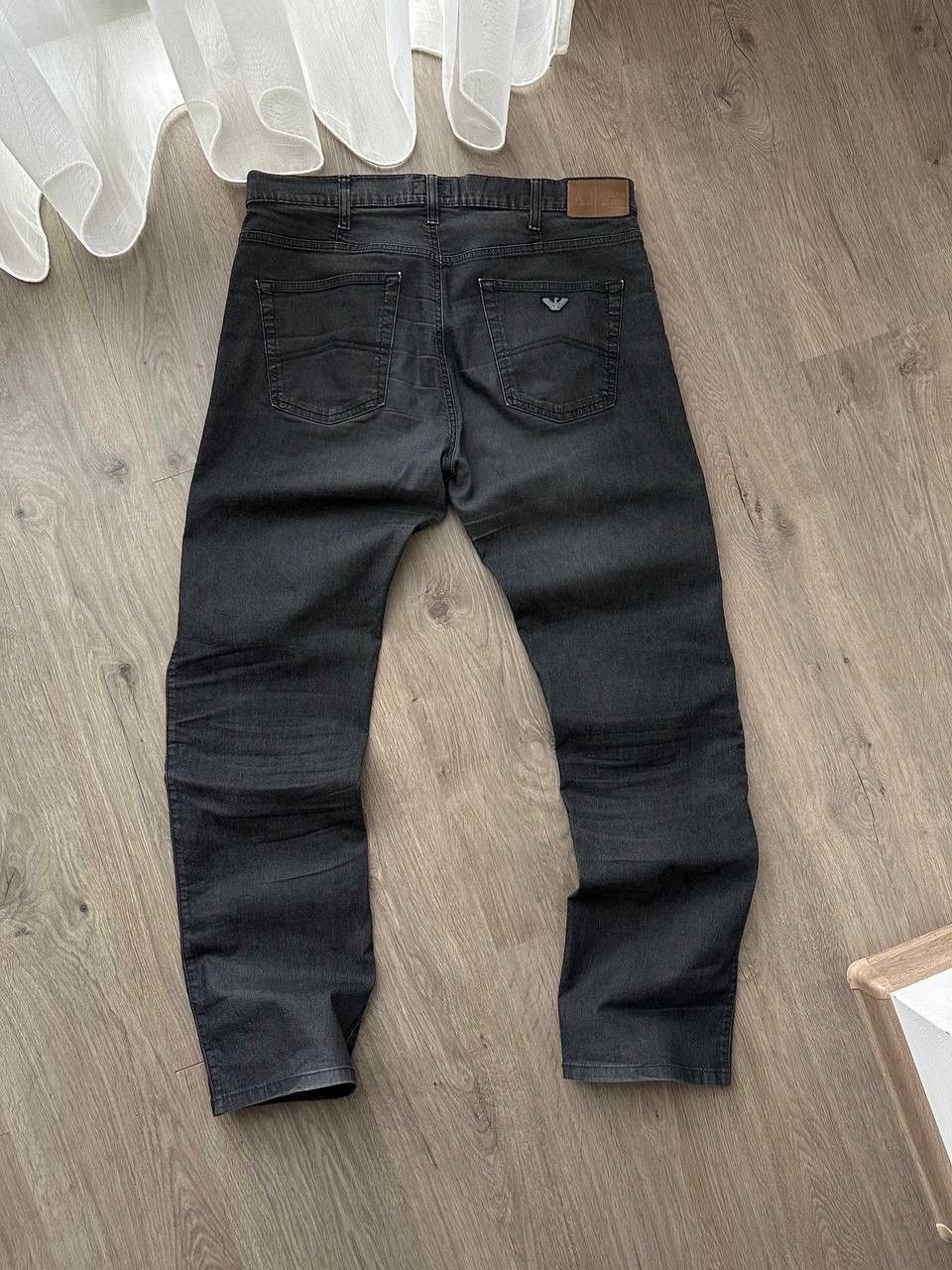 Armani × Vintage Vintage Armani Jens Gray Faded Big Tab Pants Size US 36 / EU 52 - 2 Thumbnail