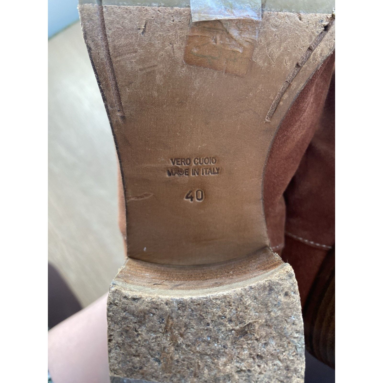 Other Sundance Brown Suede Peep Toe Block Heel Shoes Size 40 Size US 10 / IT 40 - 4 Thumbnail