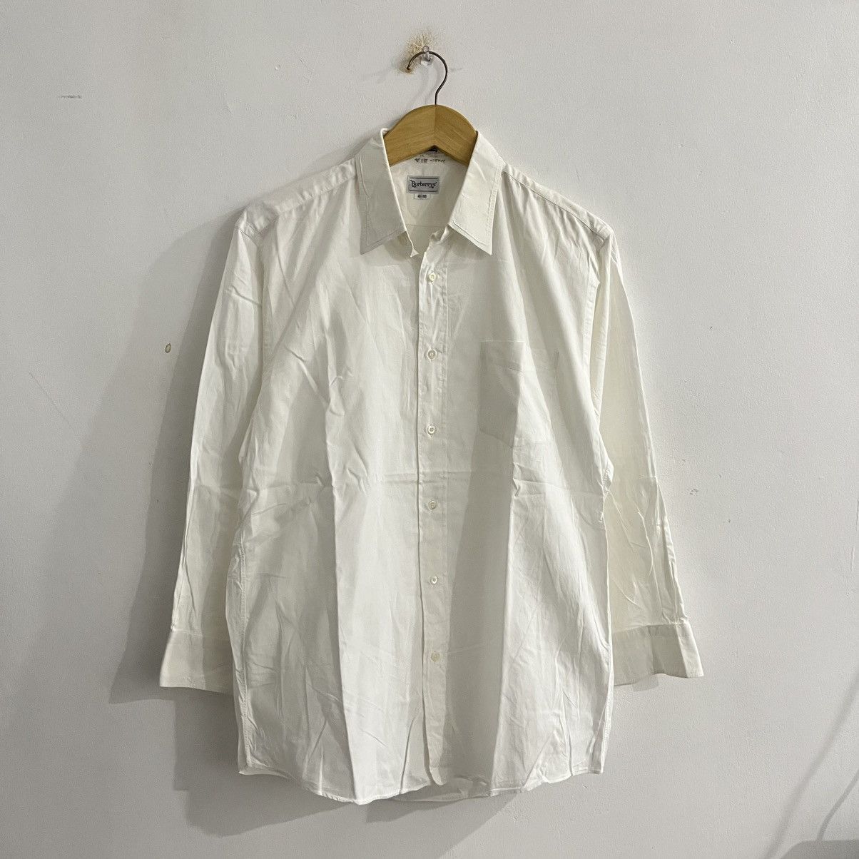 Burberry Burberrys - Basic White Formal Shirt Size US M / EU 48-50 / 2 - 1 Thumbnail