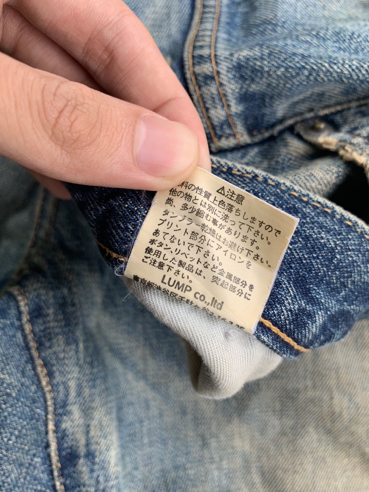 Japanese Brand × WHIZ LIMITED Whiz Limited Buckle Back Selvedge Distressed Denim Size US 36 / EU 52 - 20 Thumbnail