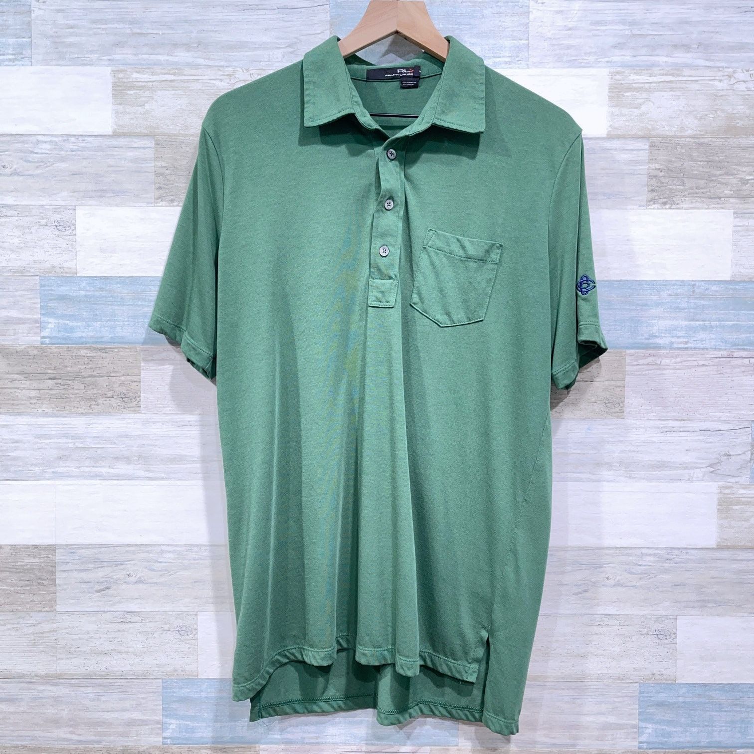 RLX Ralph Lauren Ralph Lauren RLX Golf Jersey Knit Polo Shirt Green Mens L Size US L / EU 52-54 / 3 - 1 Thumbnail