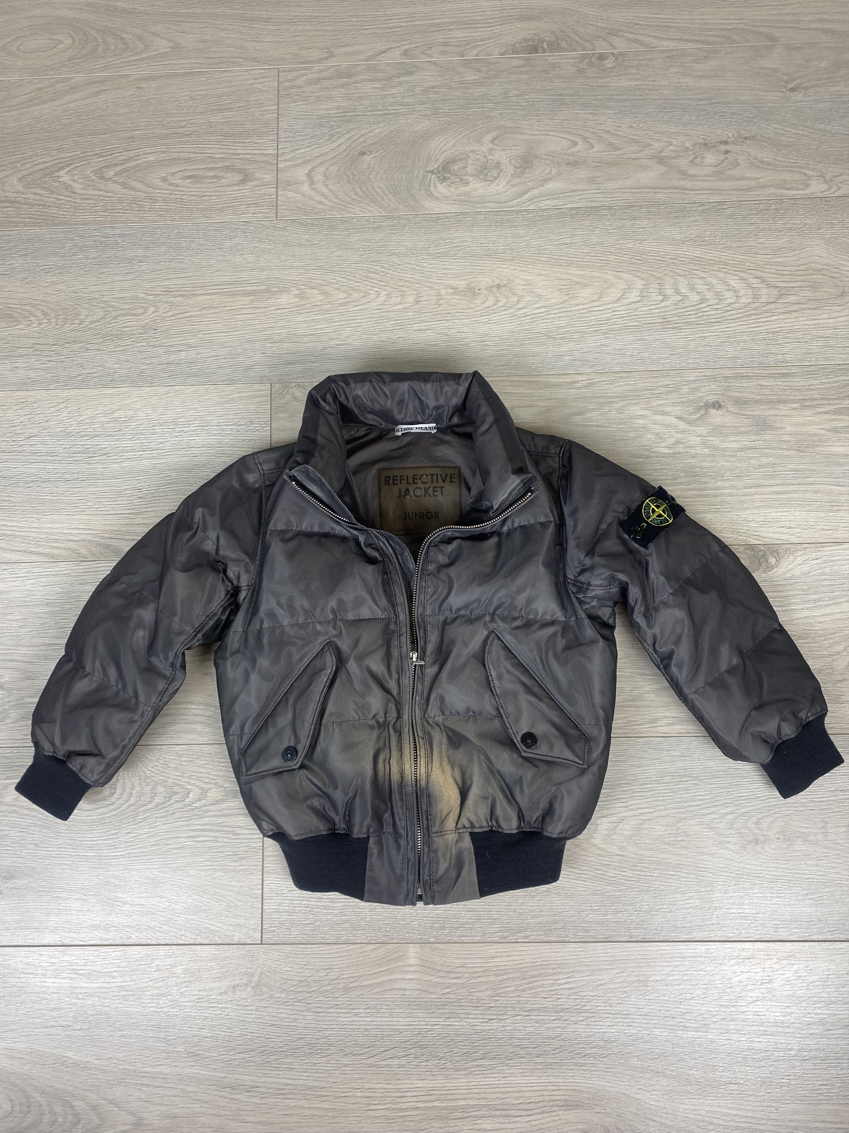 Stone Island Stone Island Rare Reflective Jacket Junior 6 Years Size US XXS / EU 40 - 4 Thumbnail