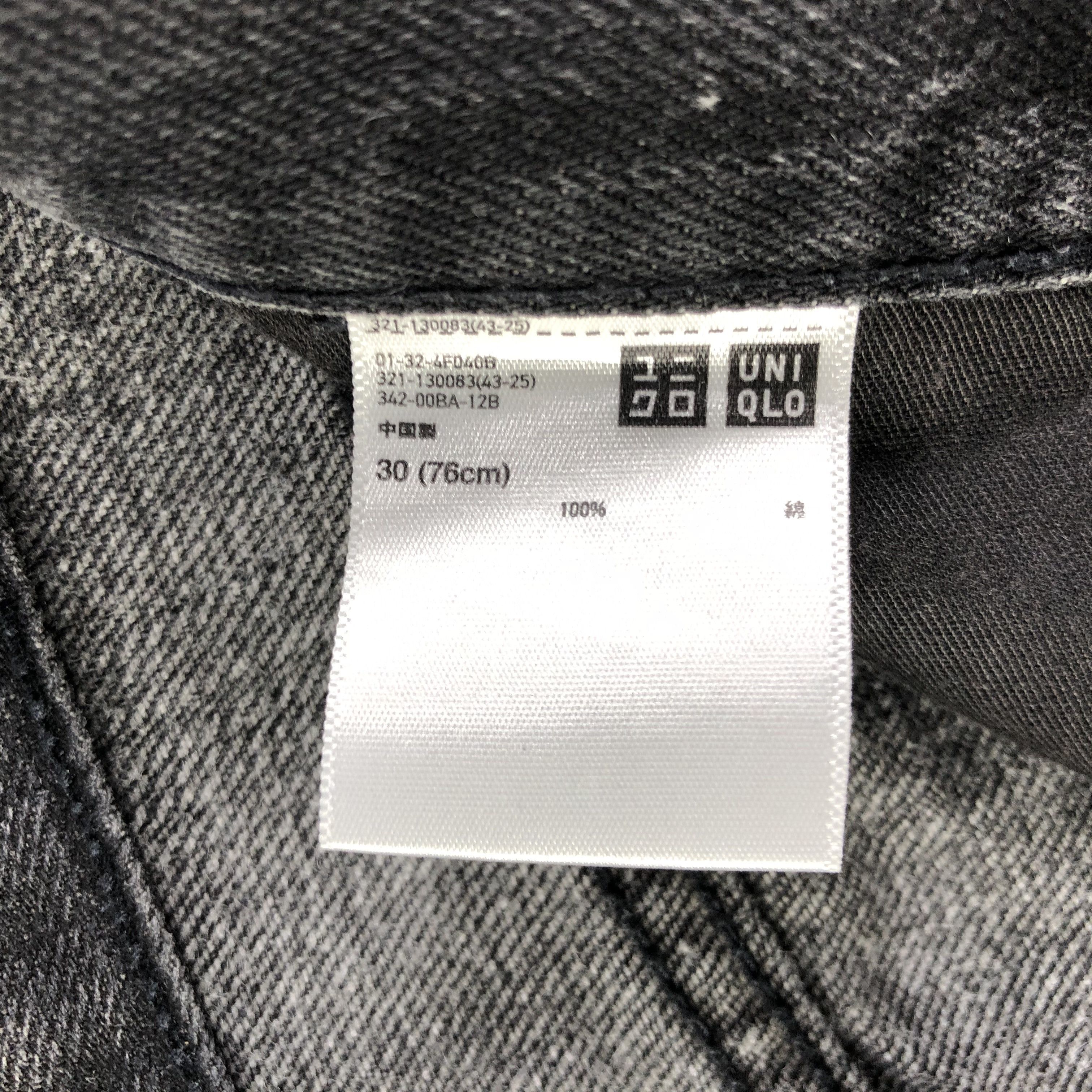 Japanese Brand Uniqlo Redline Jeans Faded Black Denim -J2800 Size US 32 / EU 48 - 7 Thumbnail