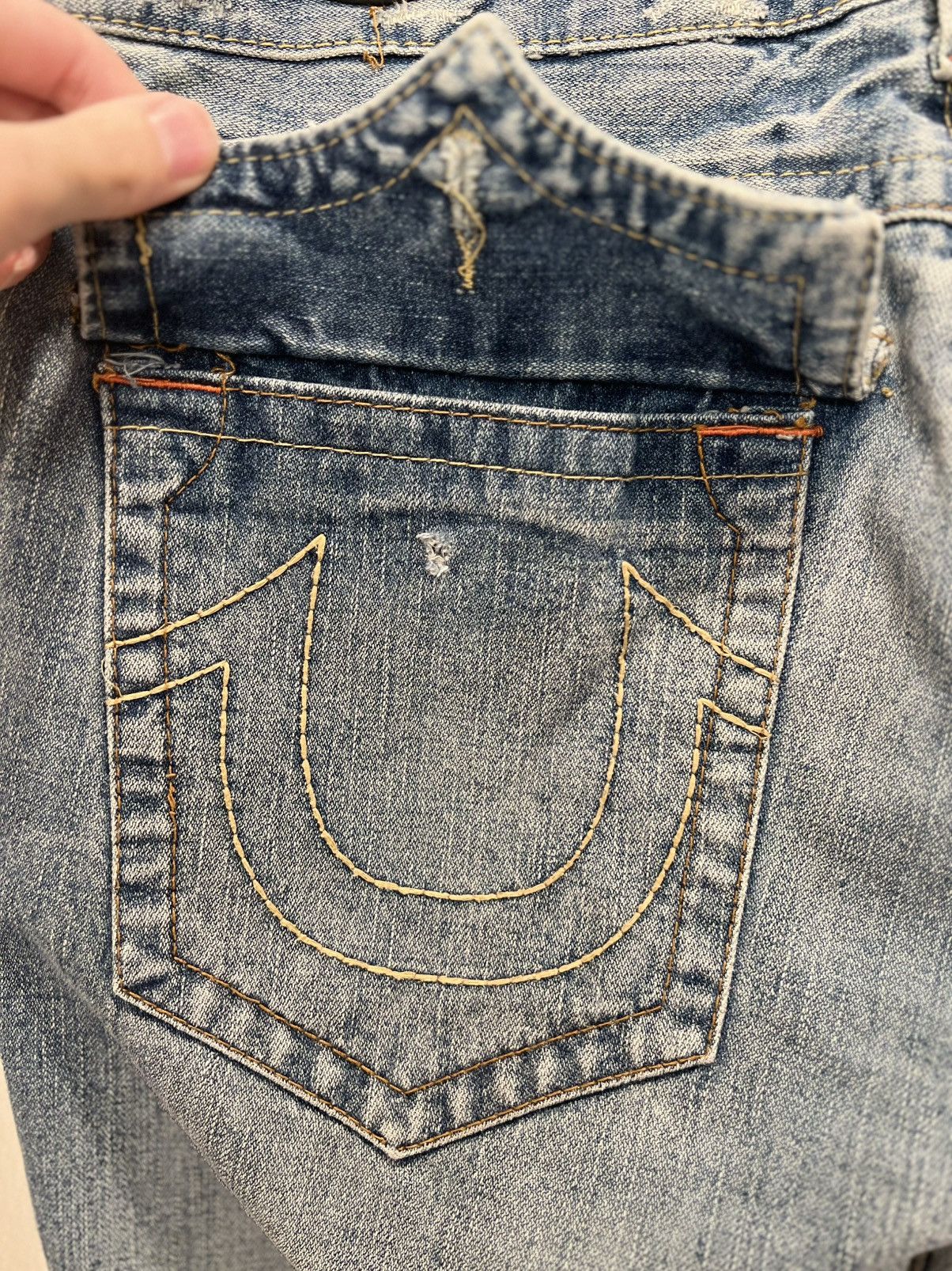 True Religion True Religion Embroidered Back Pocket Jeans Size US 38 / EU 54 - 8 Thumbnail