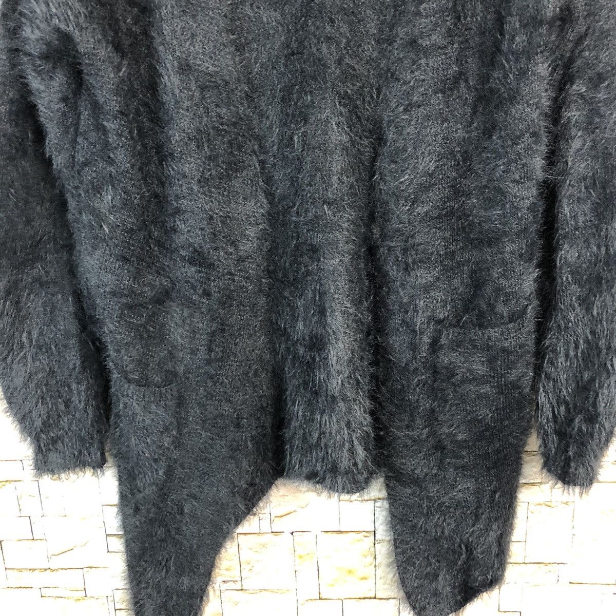 Homespun Knitwear Ray Cassin Favori fur shaggy Mohair Knitwear cardigan #A686 Size US S / EU 44-46 / 1 - 6 Thumbnail