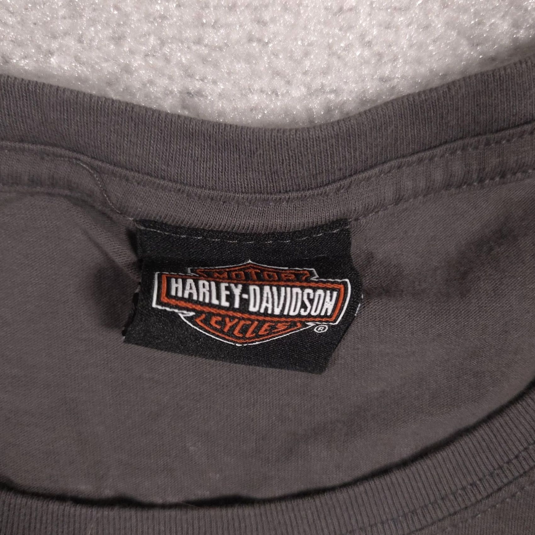 Harley Davidson Harley-Davidson Shirt Womens Medium Gray Graphic Motorcycle Tee Top Crew Neck Short Sleeve Cotton Jersey Rhinestone 2021 Vintage-Style? Size M / US 6-8 / IT 42-44 - 6 Thumbnail