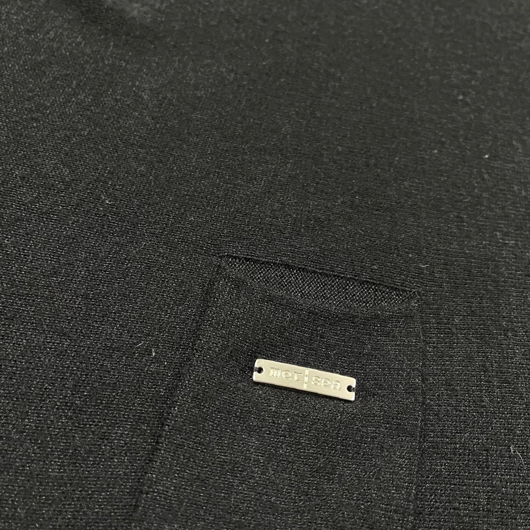 Catalina Mersey Catalina Traveler Sweater Womens Medium Black Knit Pockets Crew Neck 3/4 Sleeve Pullover Women's Knitwear - 90s? (No, vintage not) Size M / US 6-8 / IT 42-44 - 6 Thumbnail