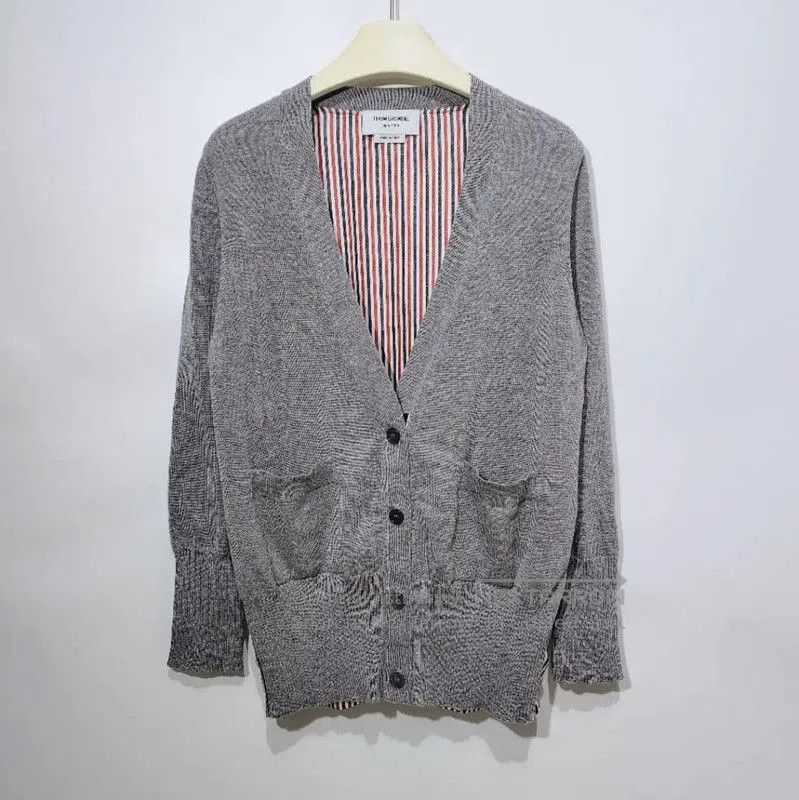 Thom Browne Thom Browne Gray Wool Women's Pullover Sweater . Size M / US 6-8 / IT 42-44 - 1 Thumbnail
